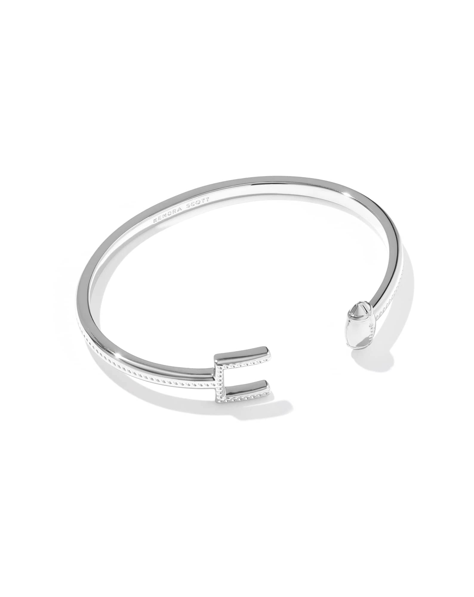 Wynn Silver Football Cuff Bracelet