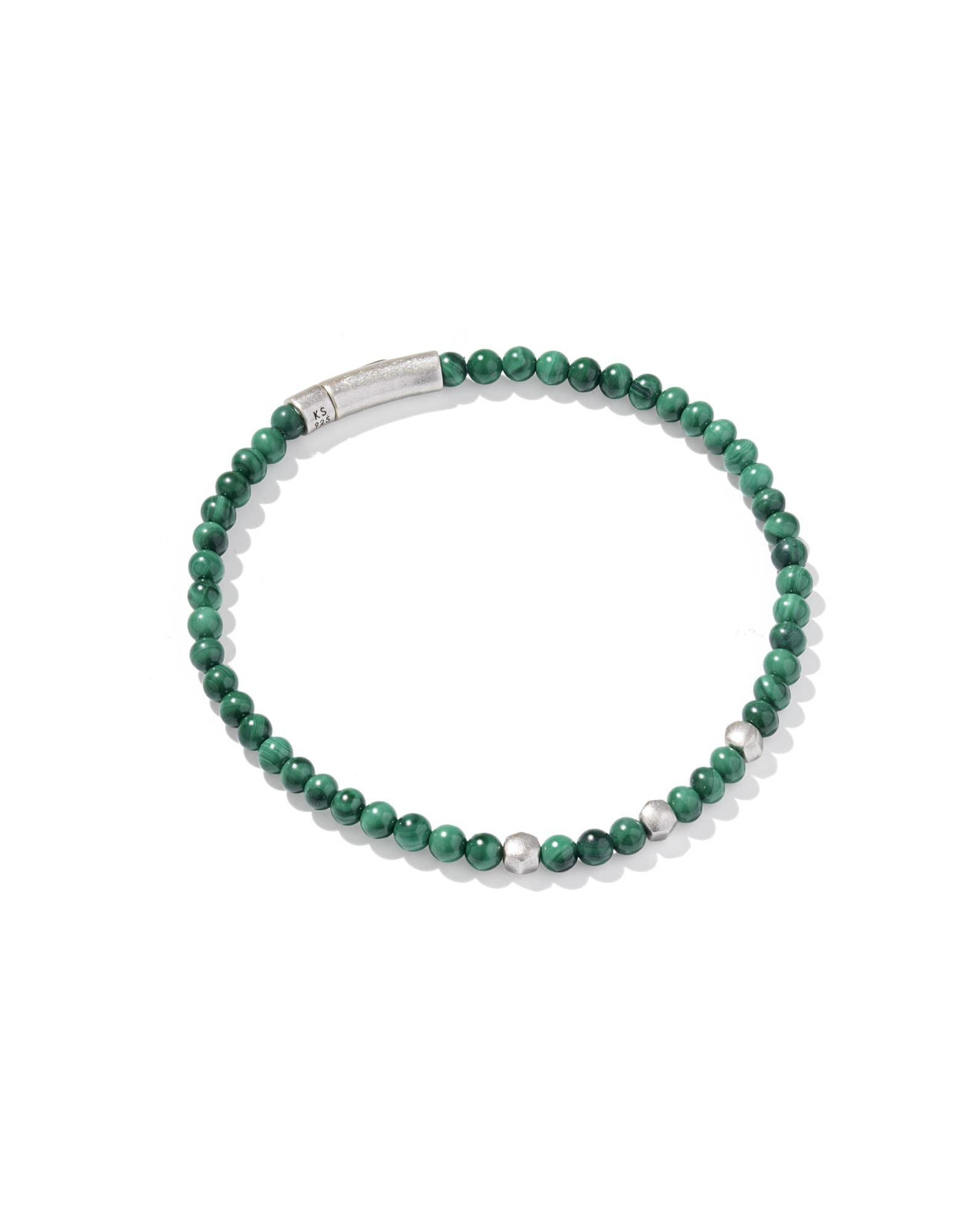 Otto Oxidized Sterling Silver Beaded Bracelet