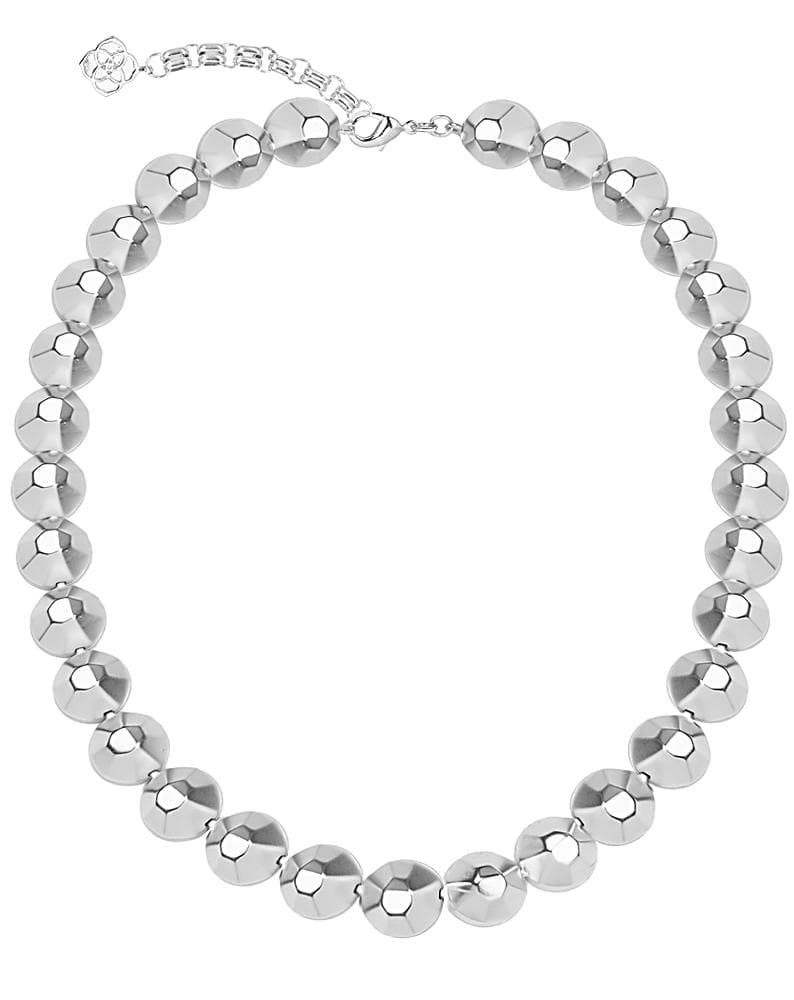 VANNA NECKLACE RHOD METAL