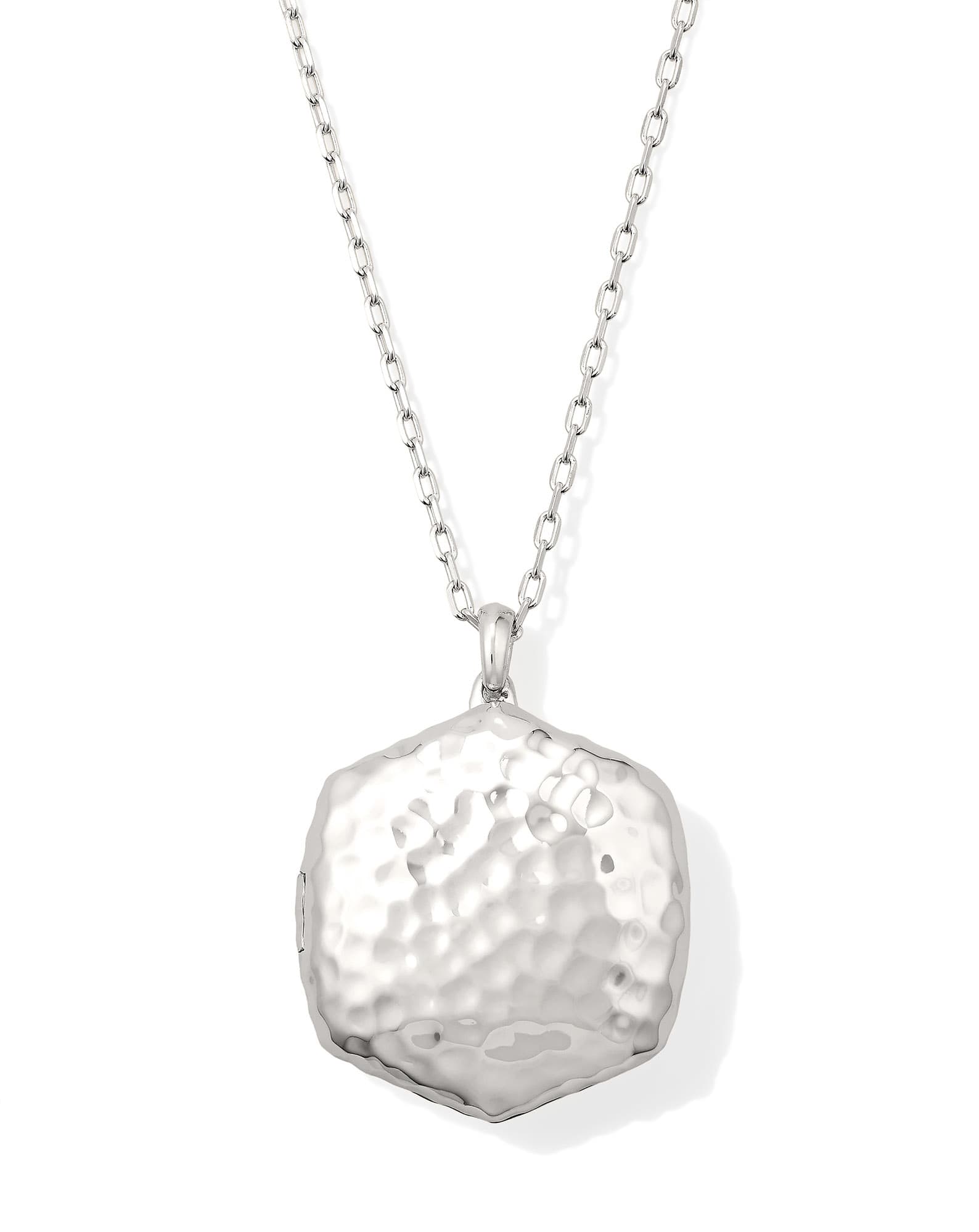 Davie Sterling Silver Locket Pendant Necklace