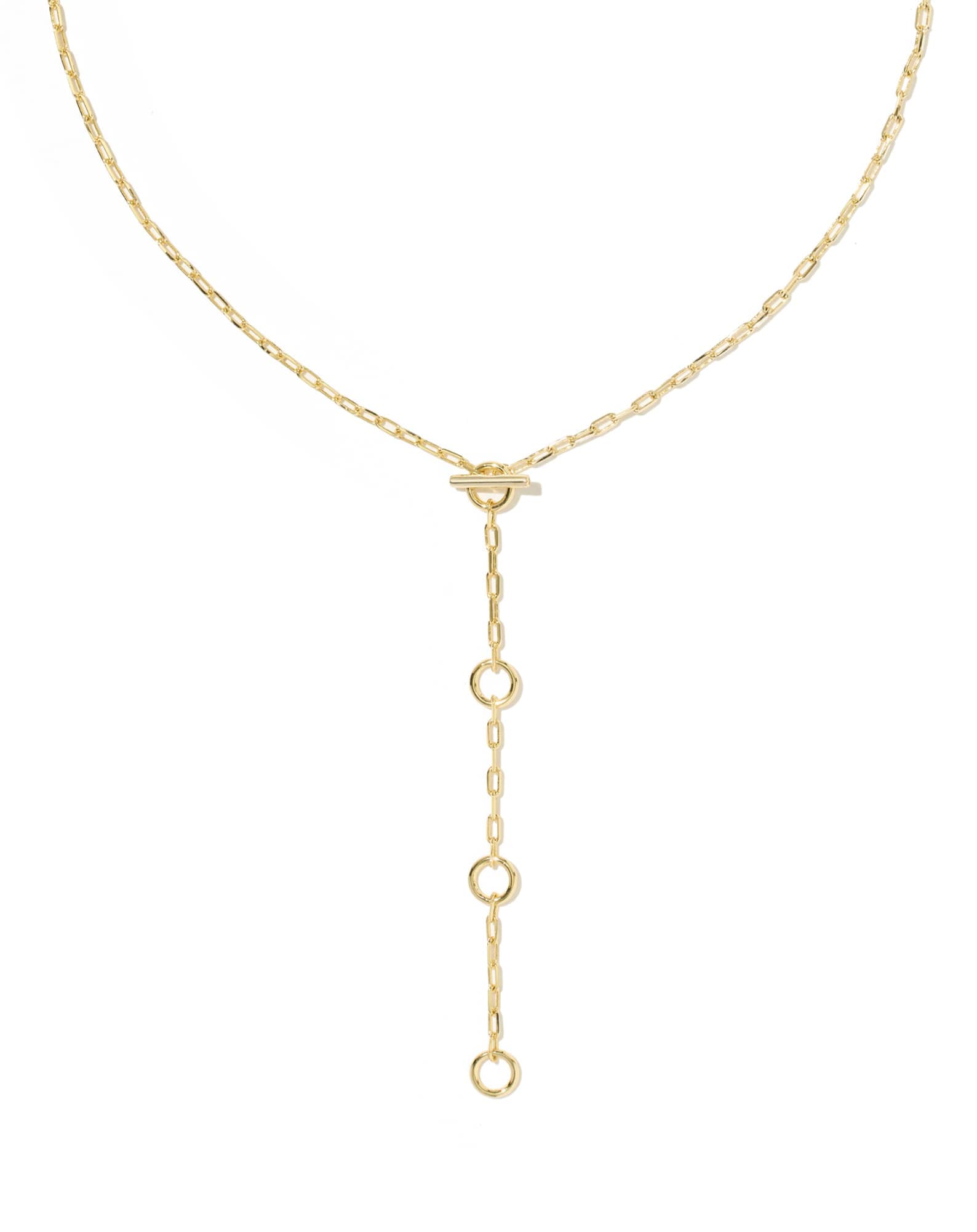 Andi Gold Y Necklace