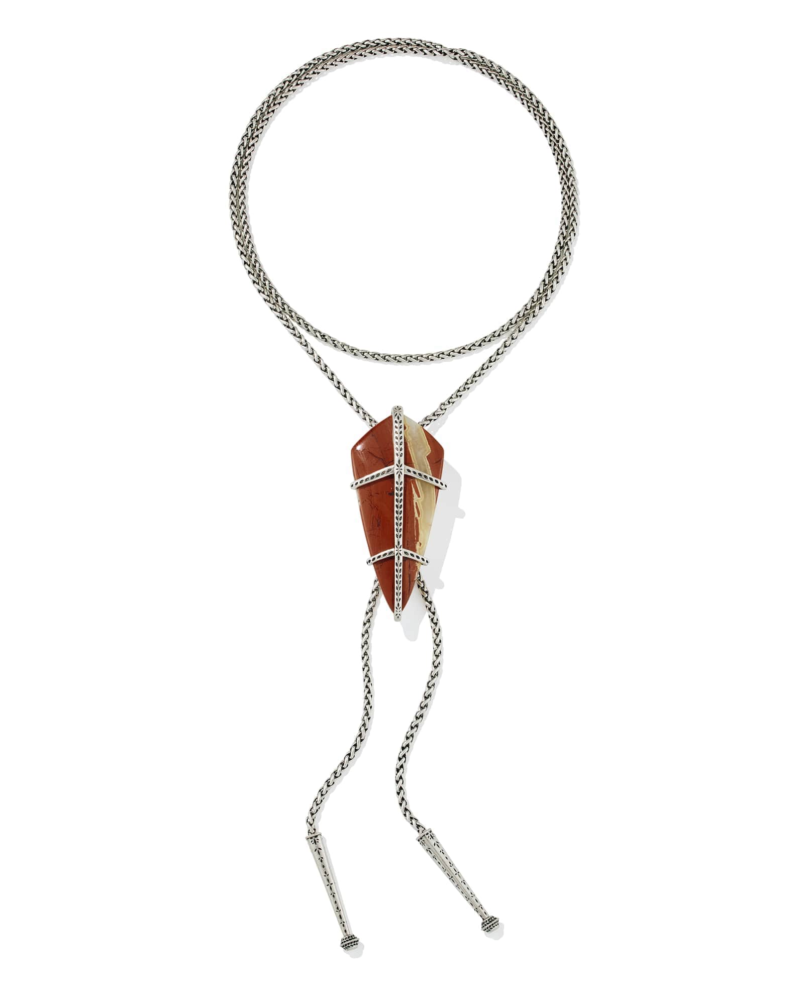 Trinity Vintage Silver Bolo Necklace