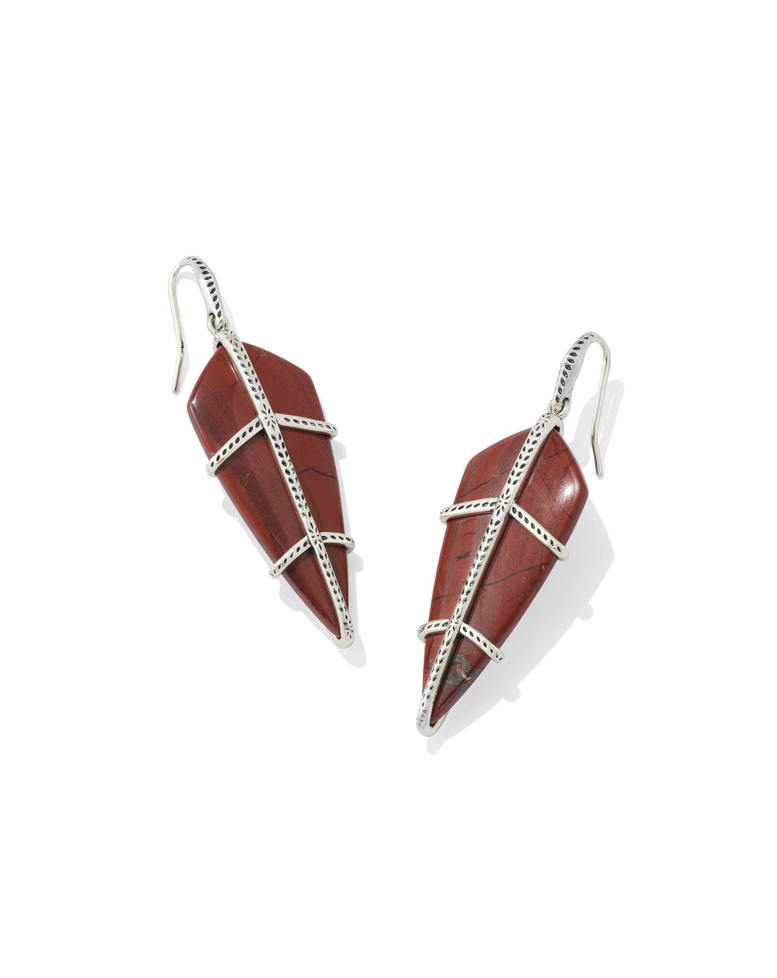 Trinity Vintage Silver Drop Earrings