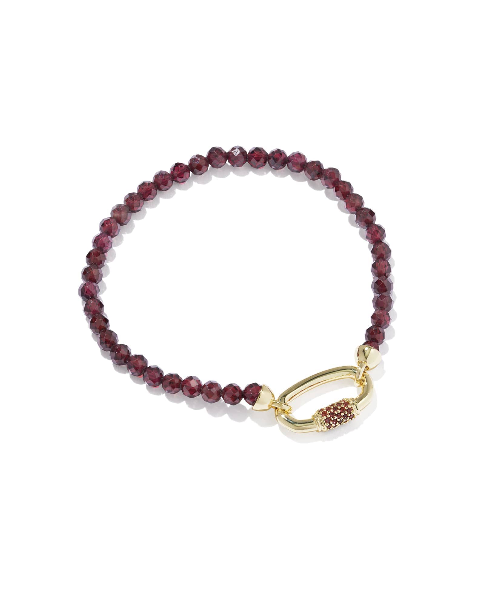 Emery Gold Beaded Stretch Bracelet