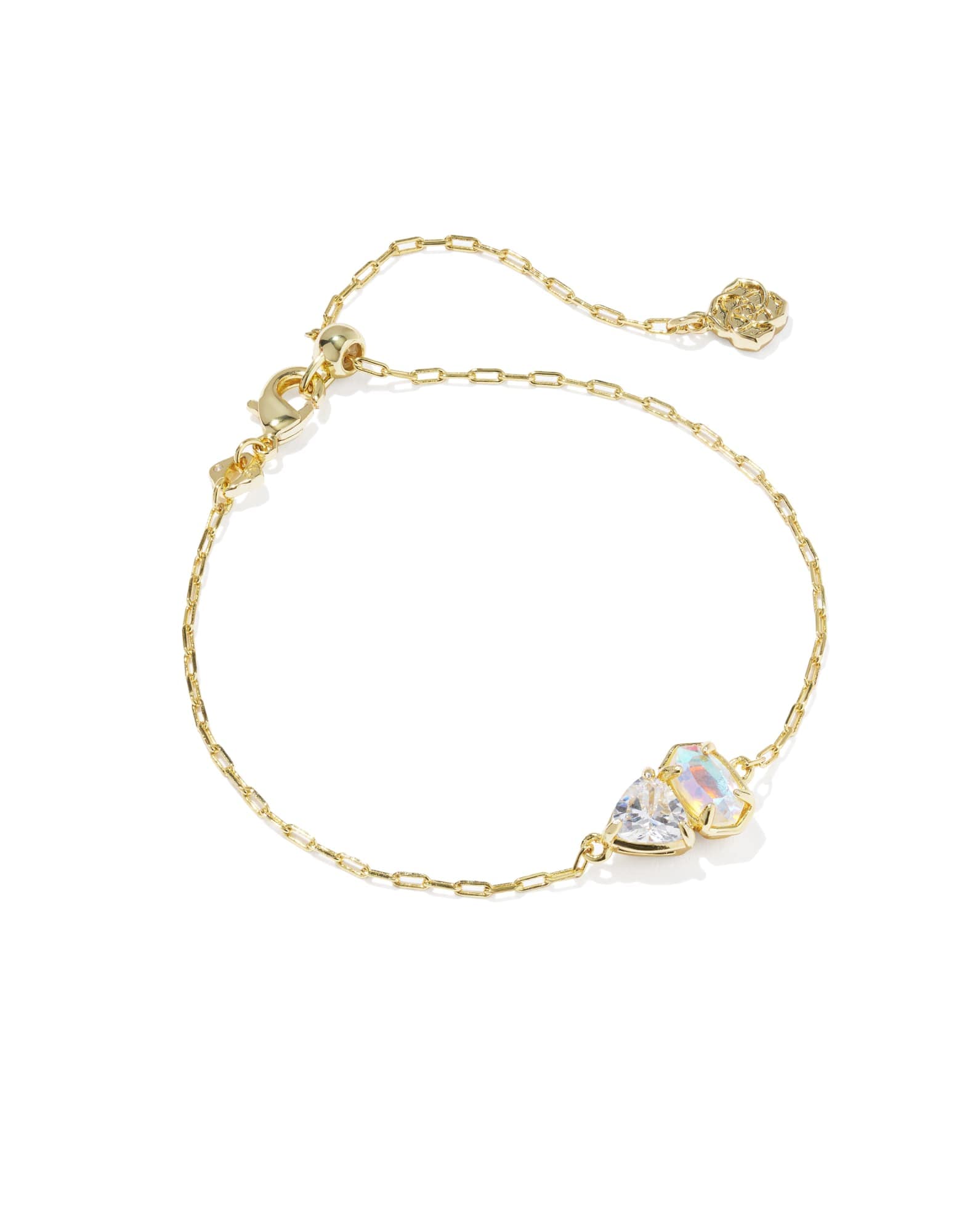 Tatum April Gold Delicate Chain Bracelet