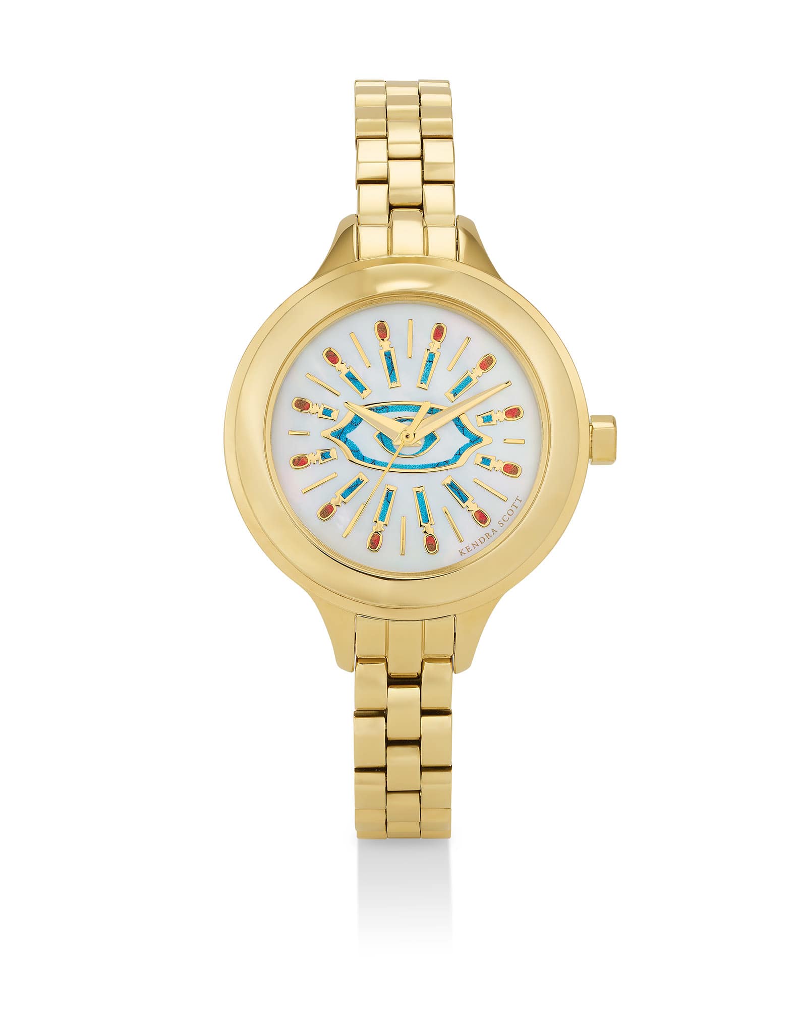 Eye Alex Gold Tone Stainless Steel 35mm Narrow Watch