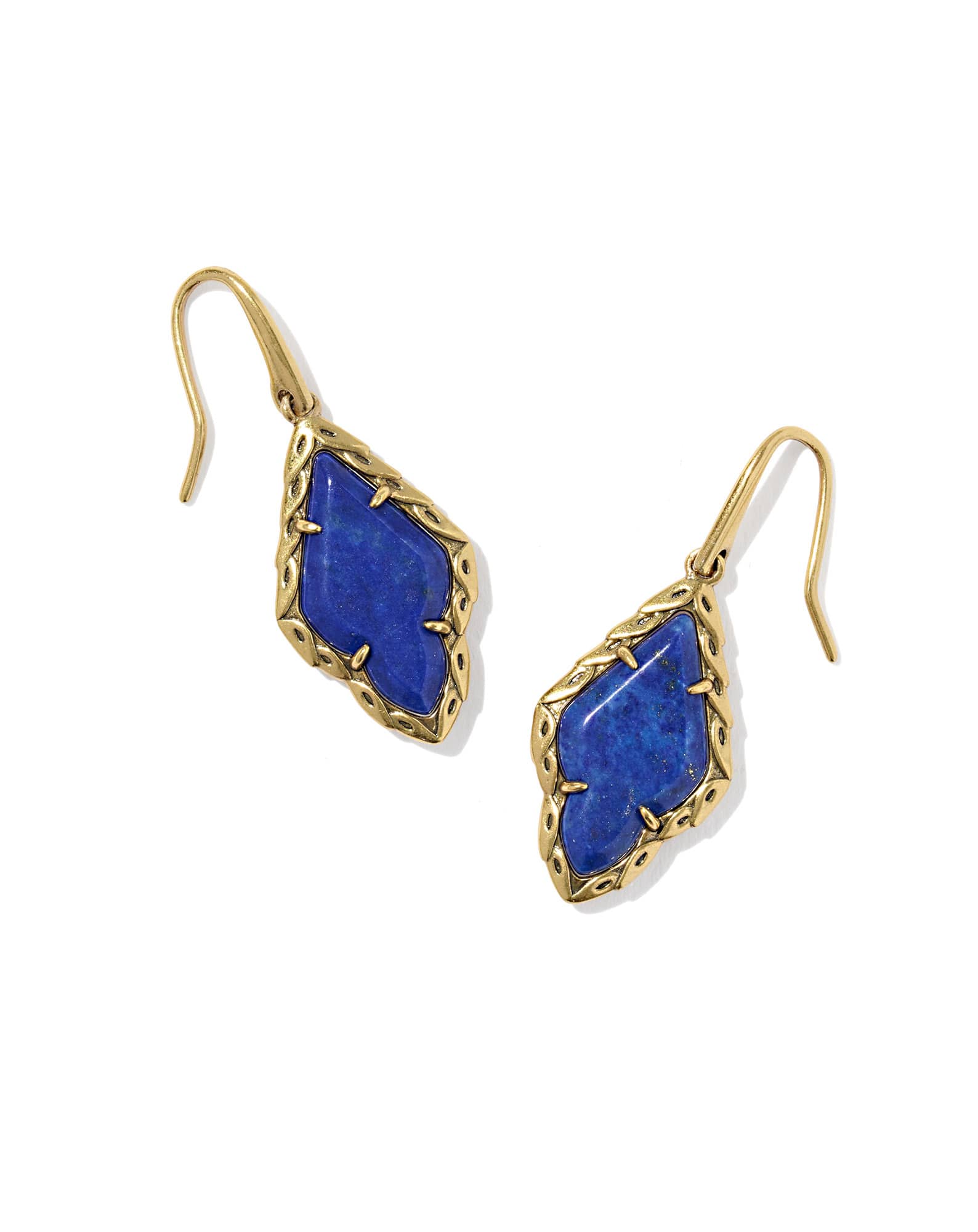 Adeline Vintage Gold Drop Earrings