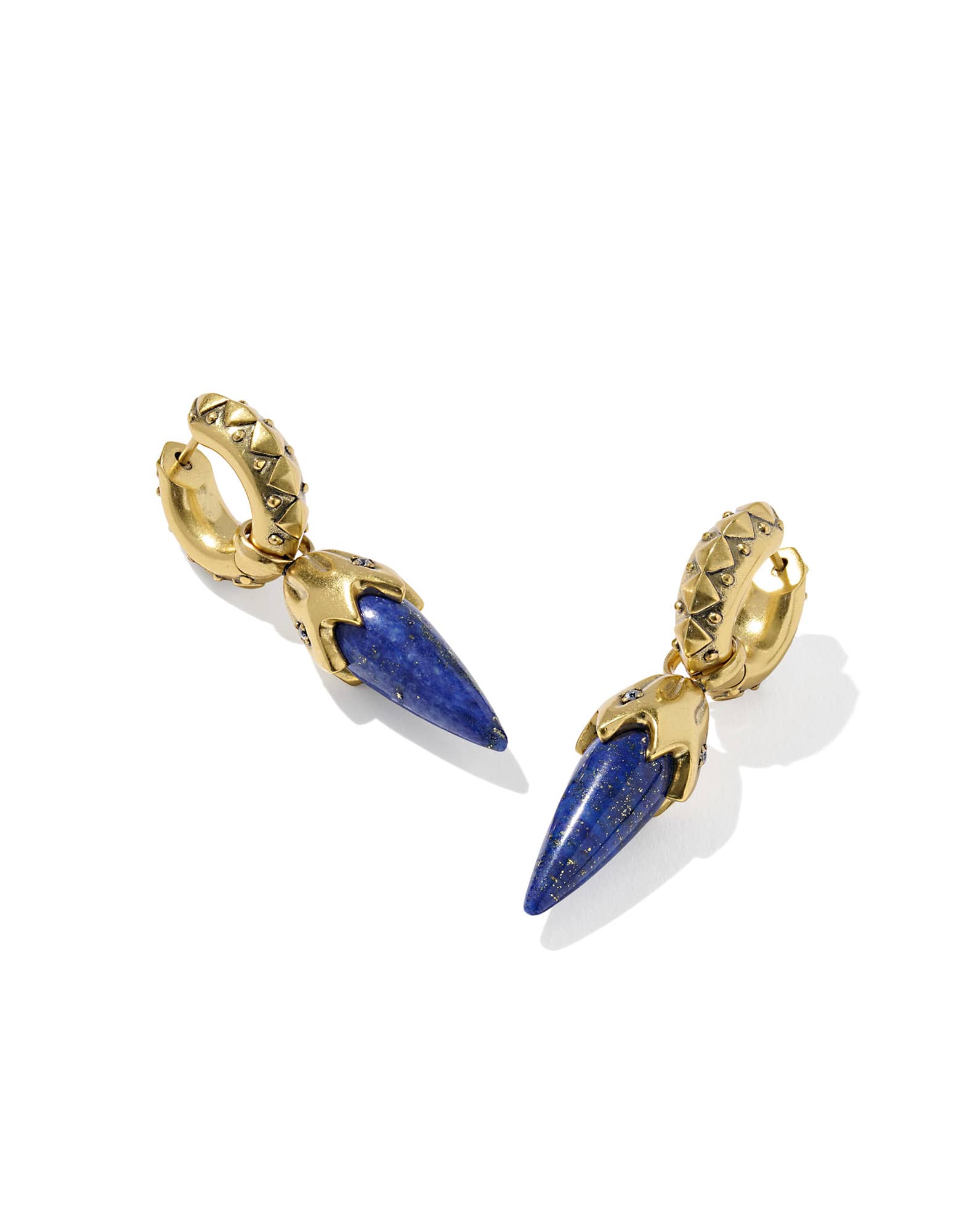 Catherine Vintage Gold Convertible Huggie Earrings