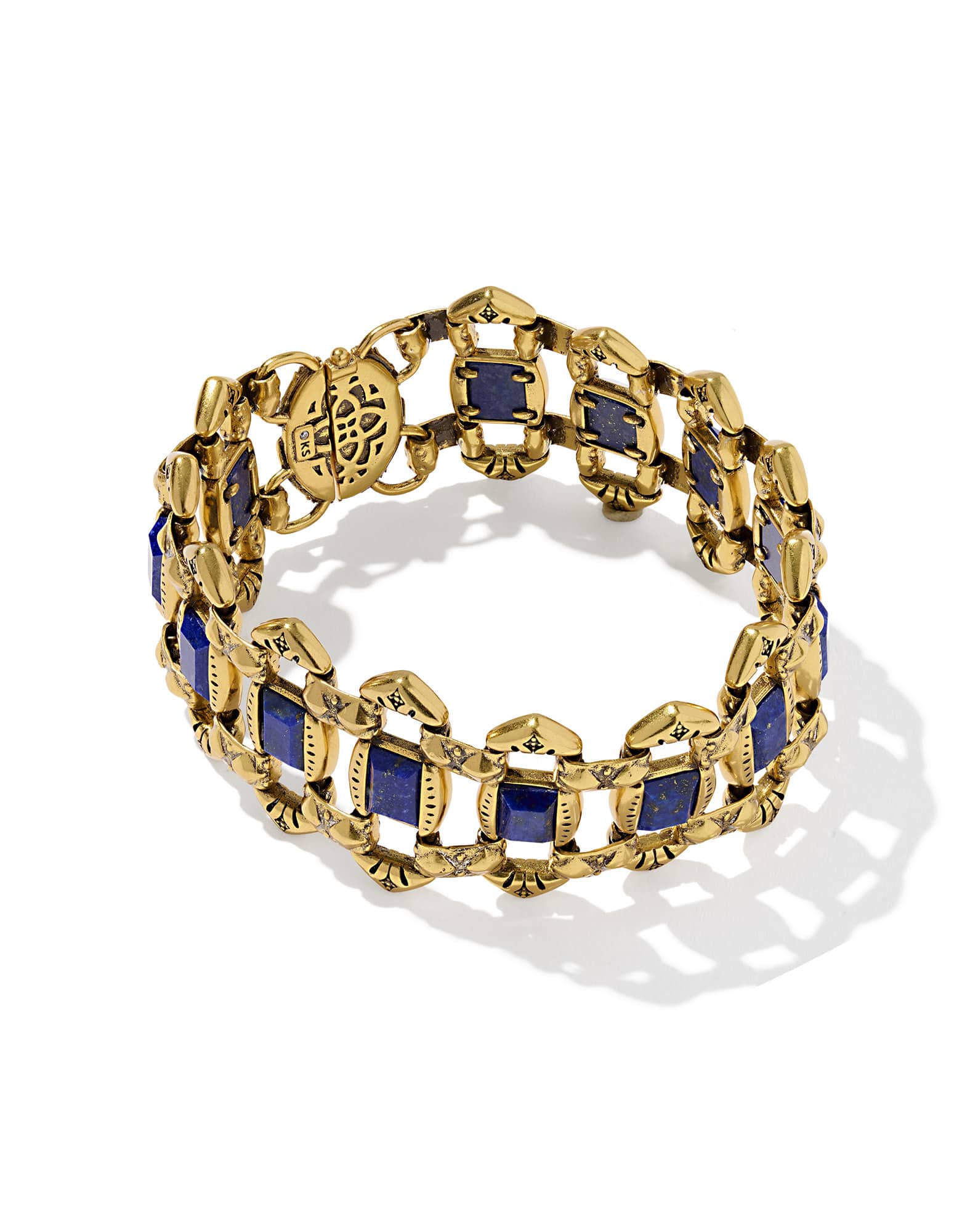 Catherine Vintage Gold Statement Bracelet