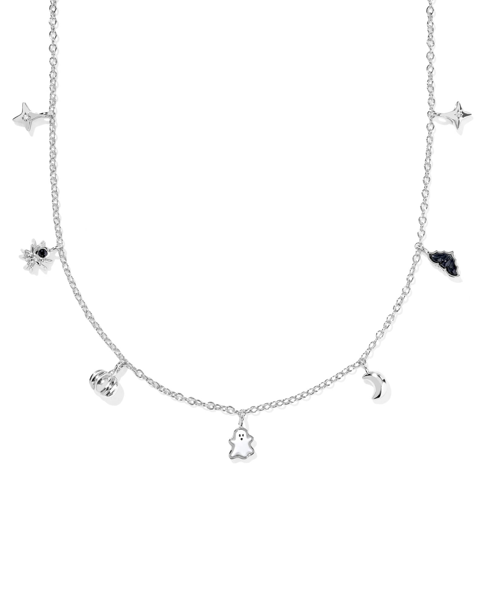 Halloween Silver Strand Necklace