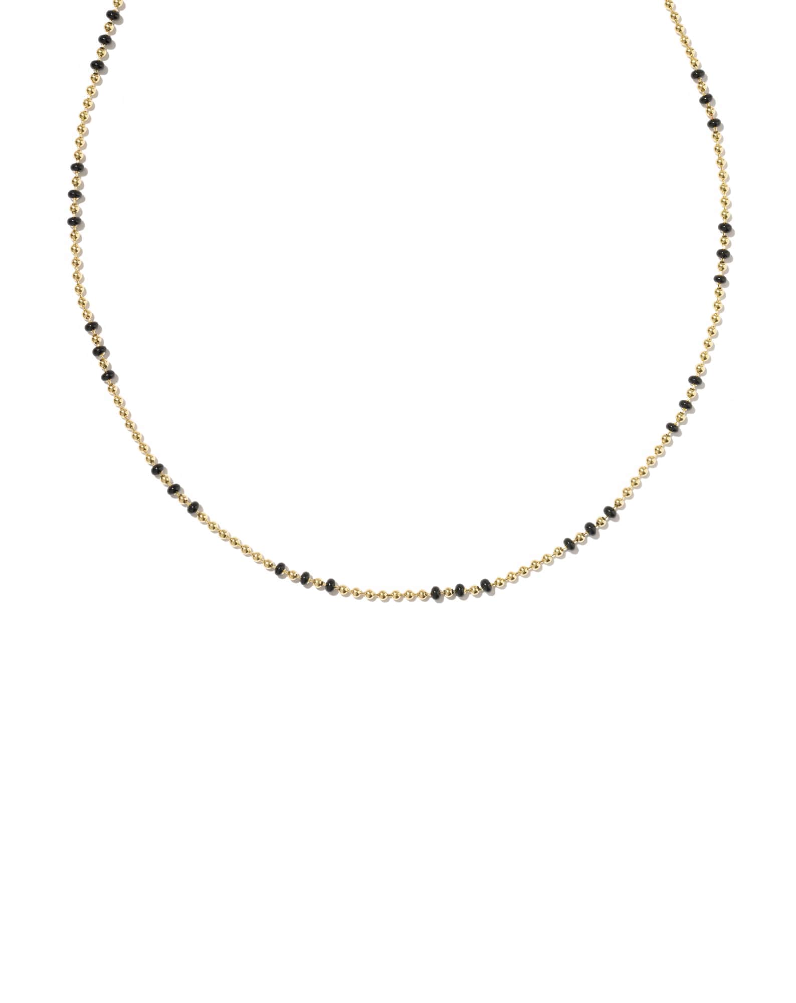 Alice Color Beaded 14k Gold-Filled Chain Necklace
