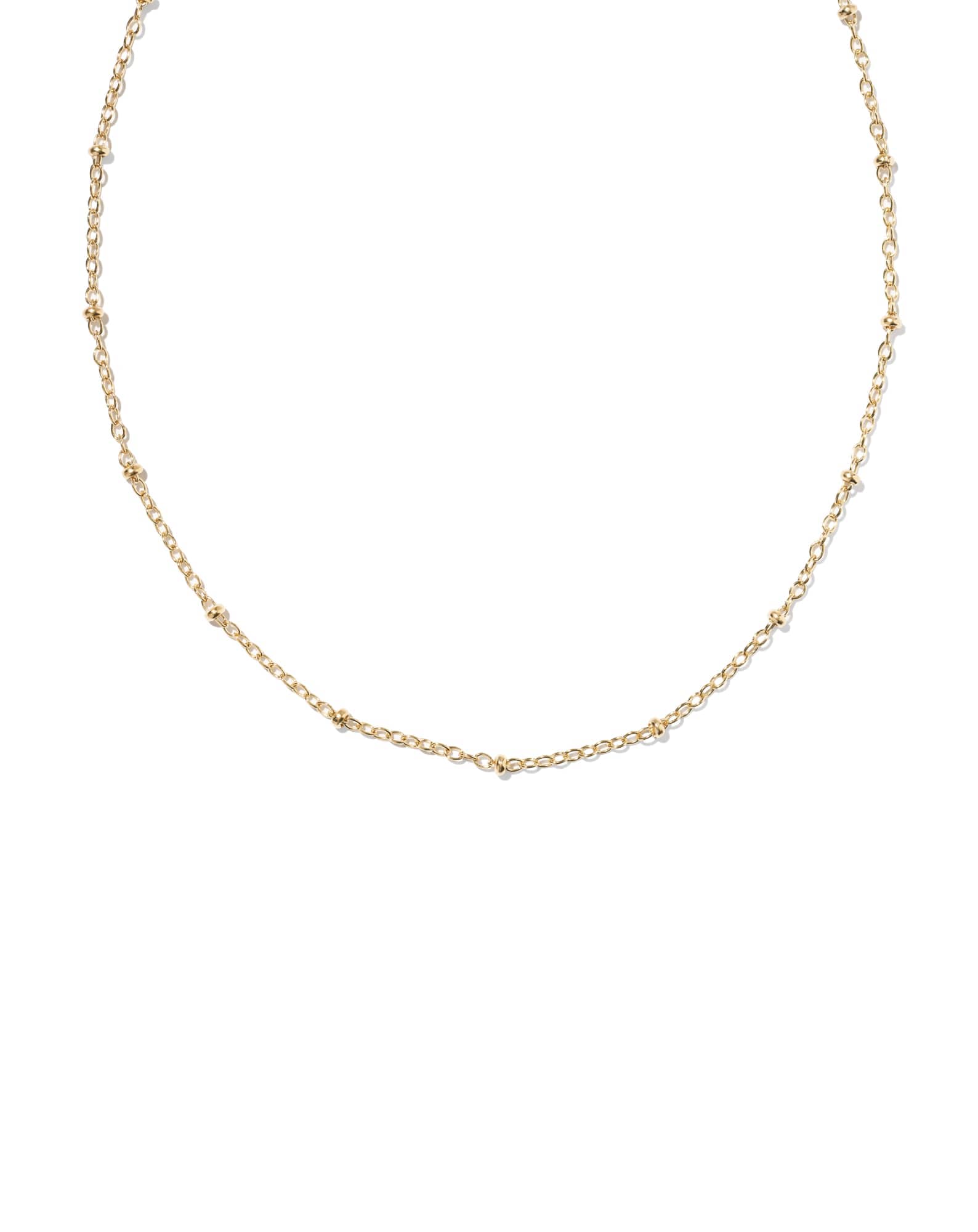 Evelyn 14k Gold-Filled Single Satellite Chain Necklace
