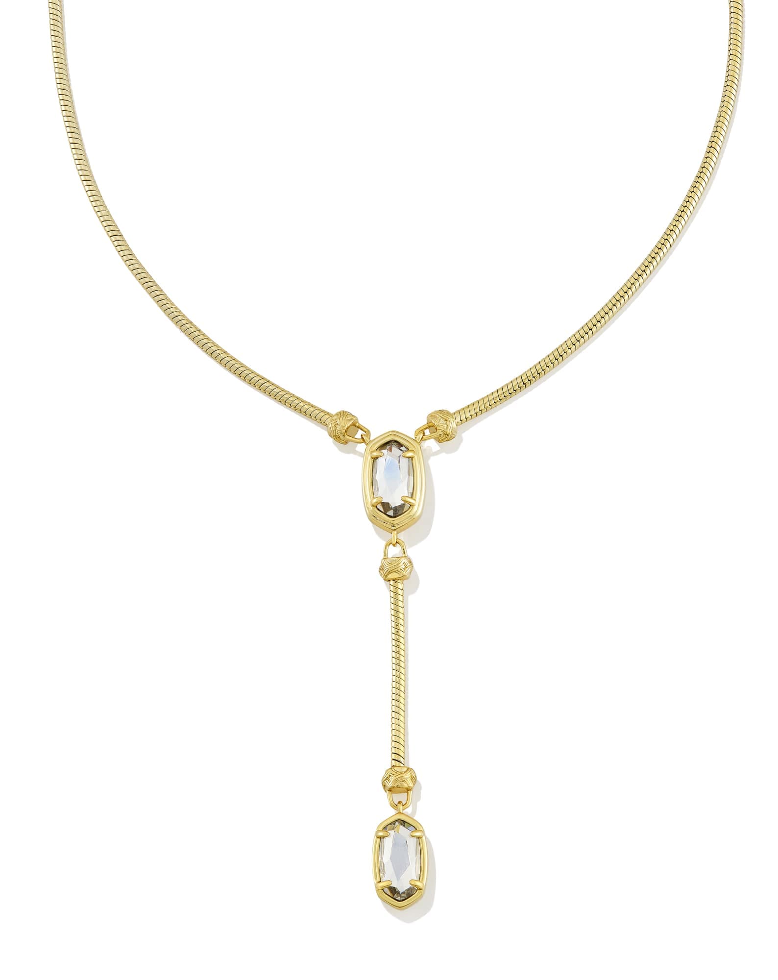 Dolly Parton x Kendra Scott Elliot Gold Lariat Necklace