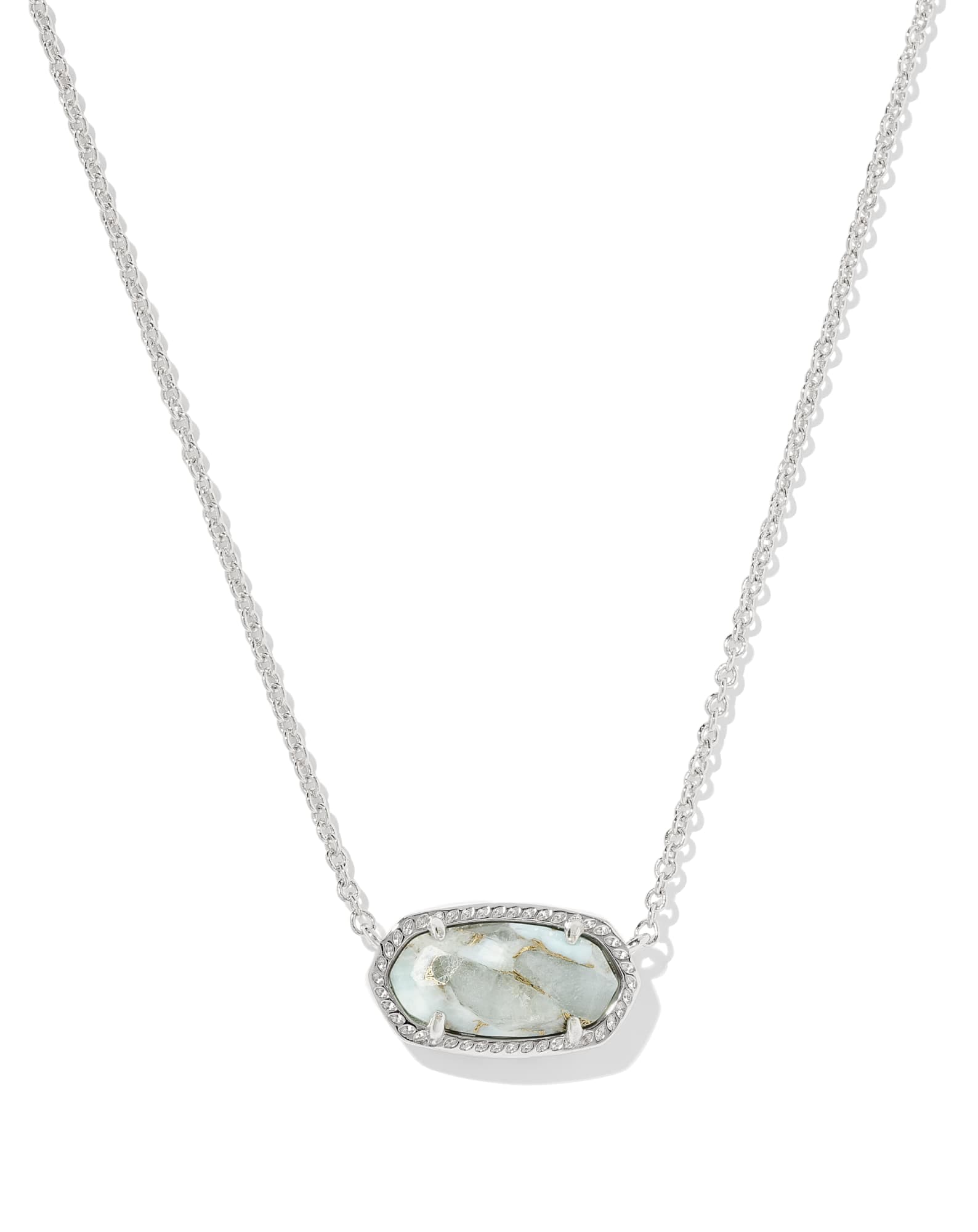 Elisa Silver Pendant Necklace
