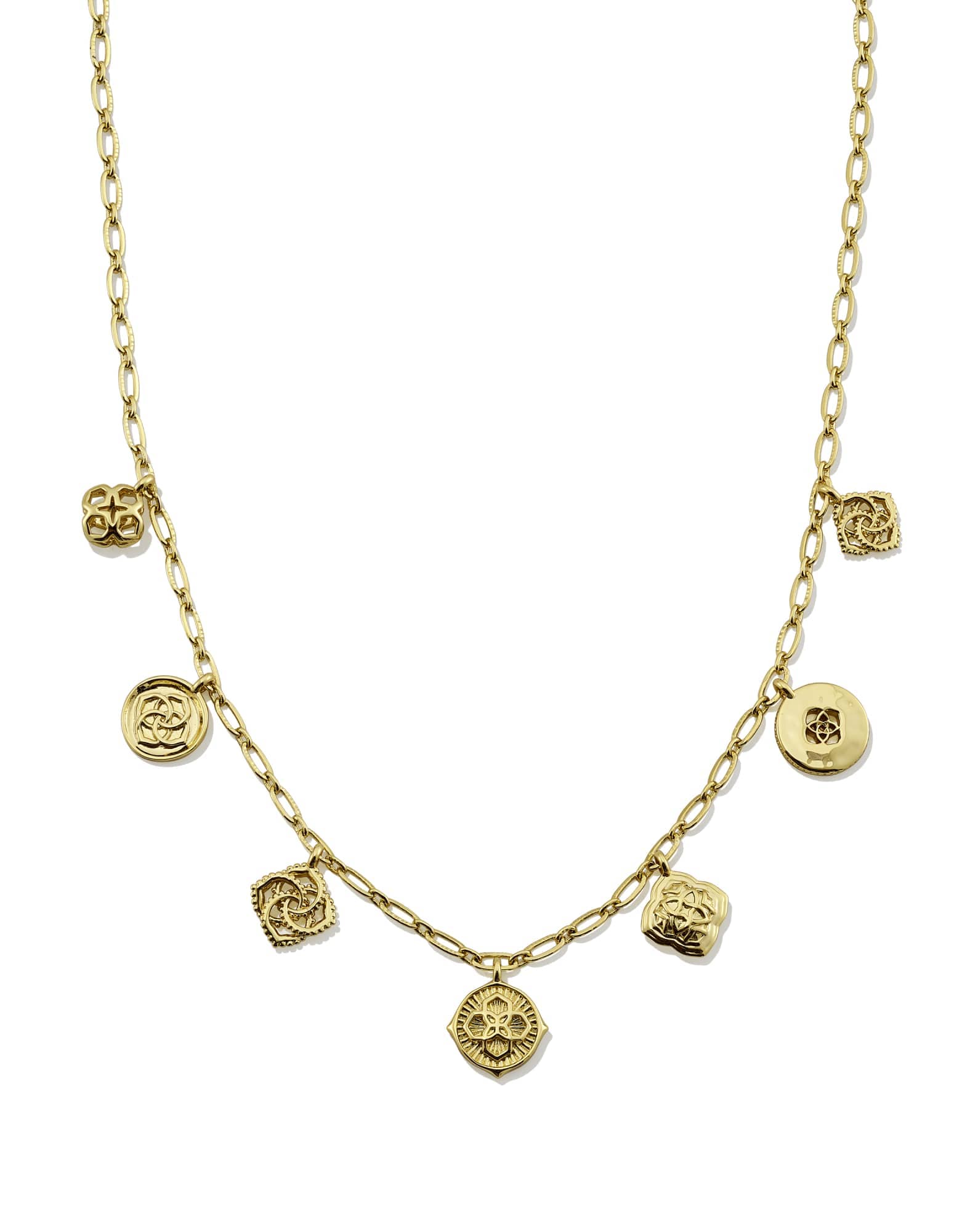 Dira Gold Charm Necklace
