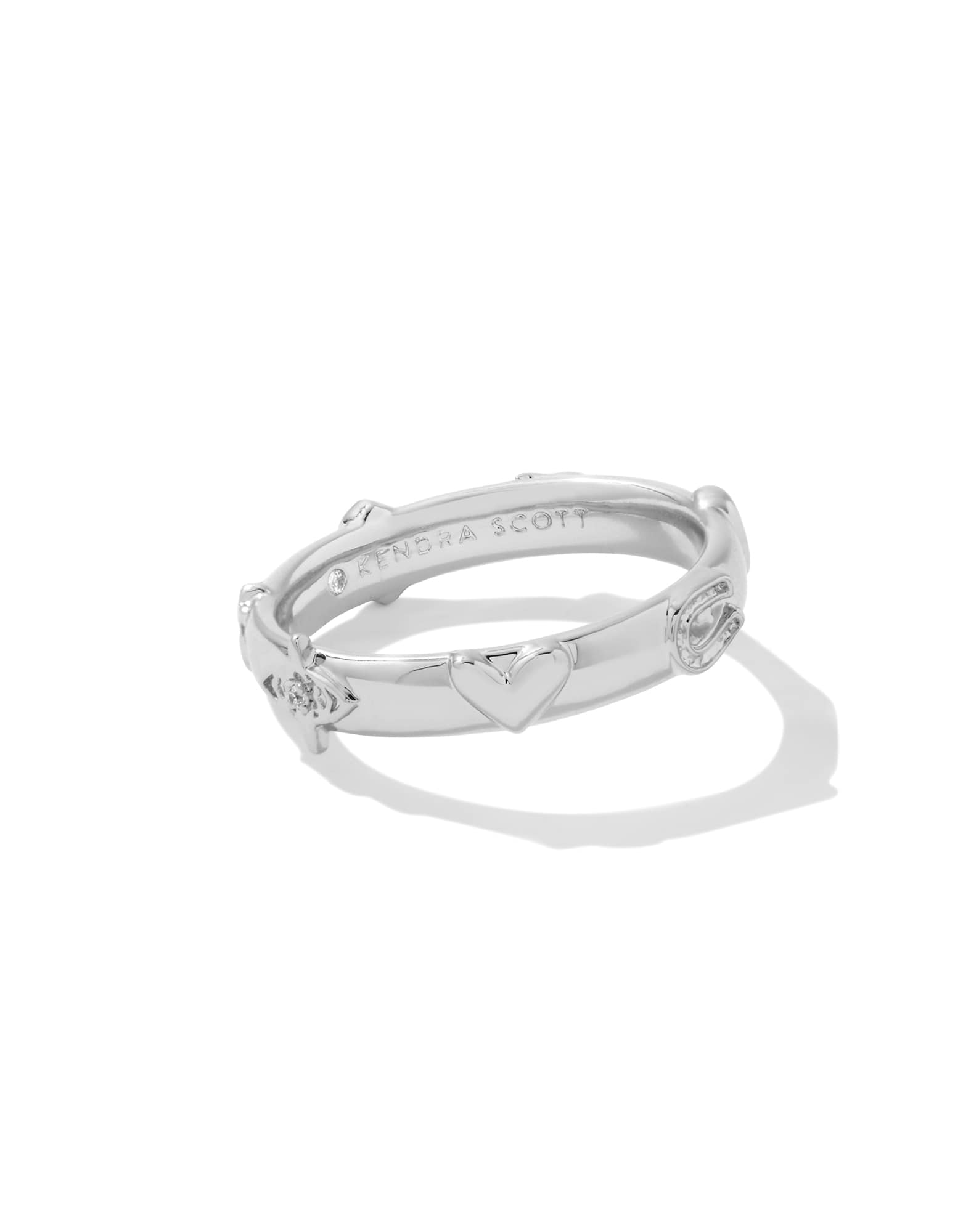 Beatrix Band Ring in Silver