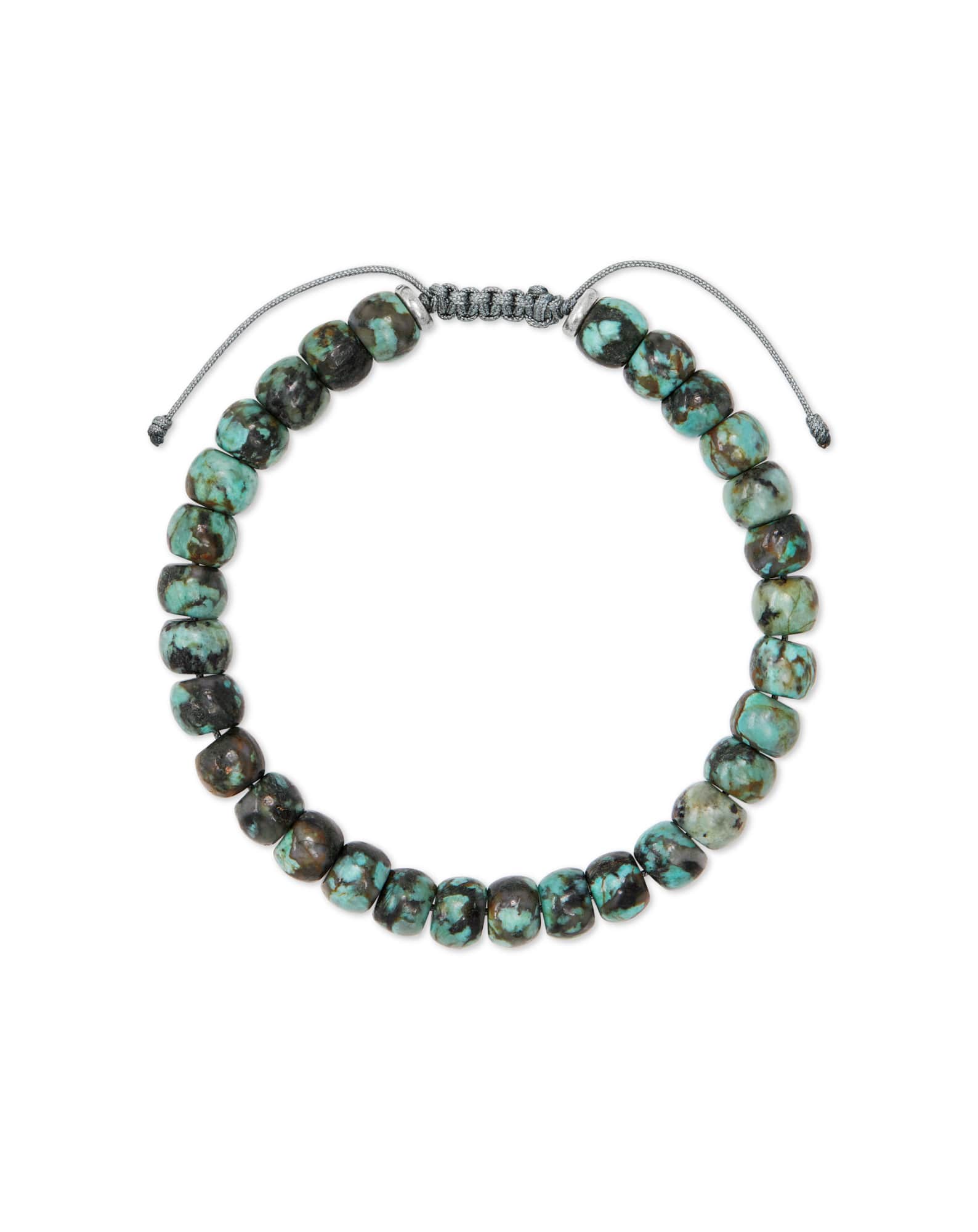 Cade Oxidized Sterling Silver Bracelet in Turquoise Jasper