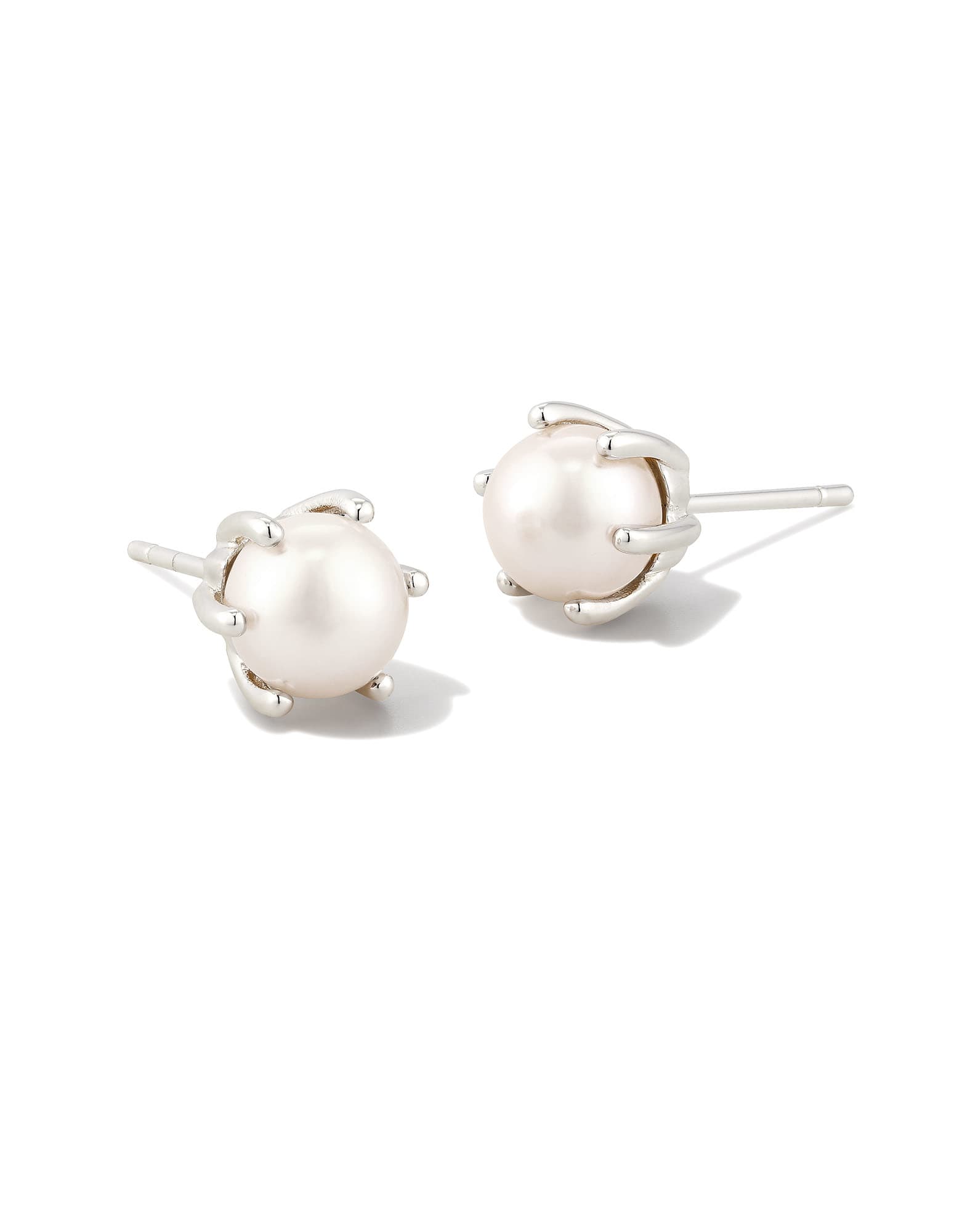 Ashton Silver Freshwater Cultured Pearl Stud Earrings