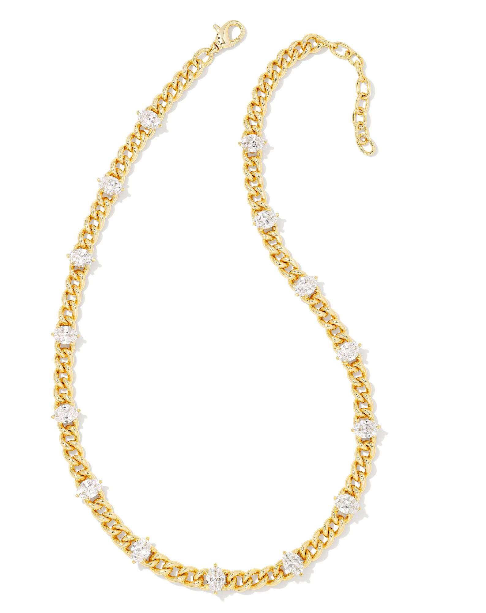 Cailin Crystal Chain Necklace