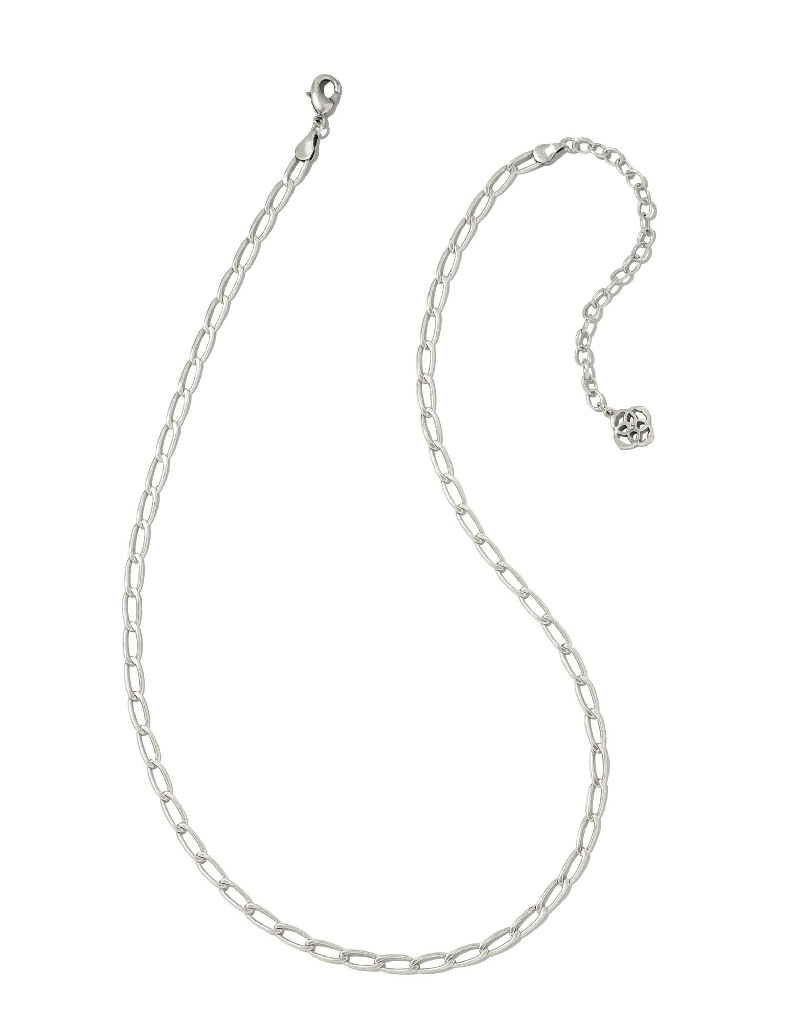 Merrick Chain Necklace in Vintage Silver