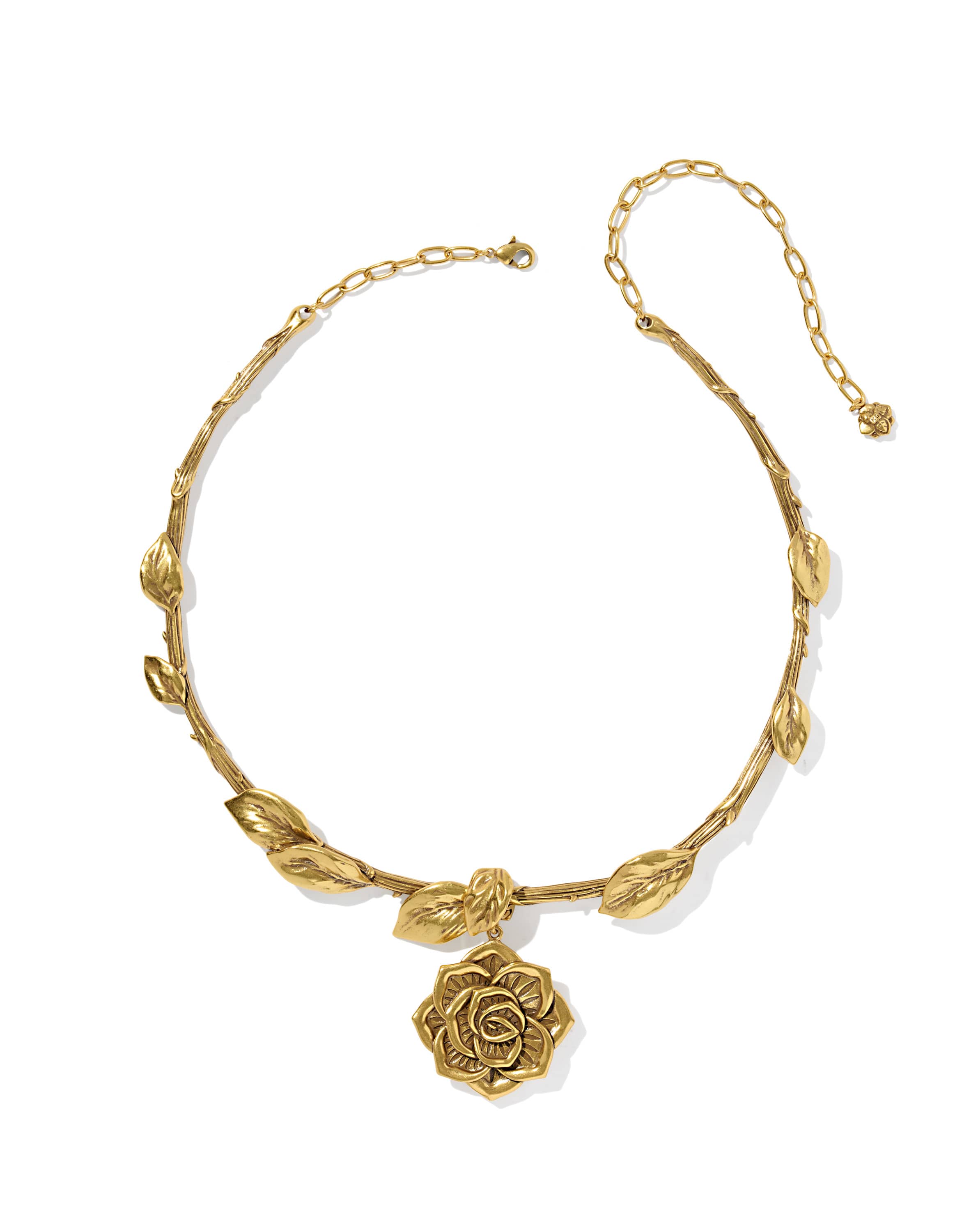 Ansel Vintage Gold Collar Necklace