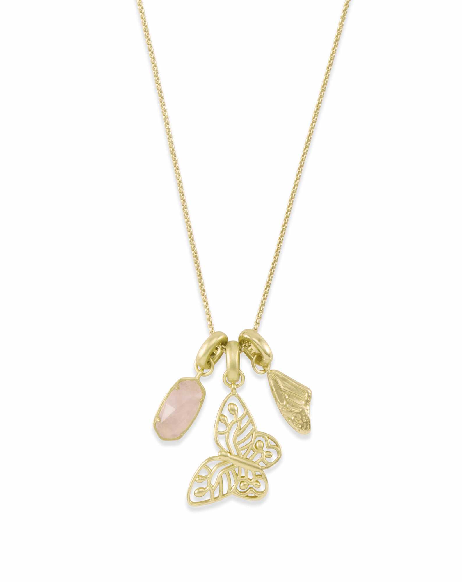 Metastatic Breast Cancer Charm Necklace Set