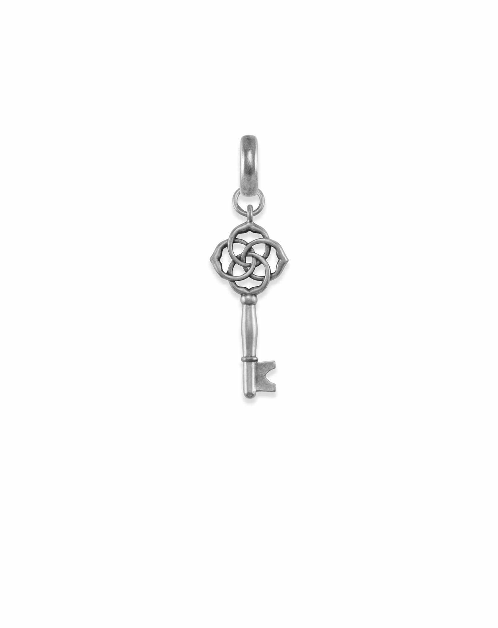 Home & Shelter Charm in Vintage Silver