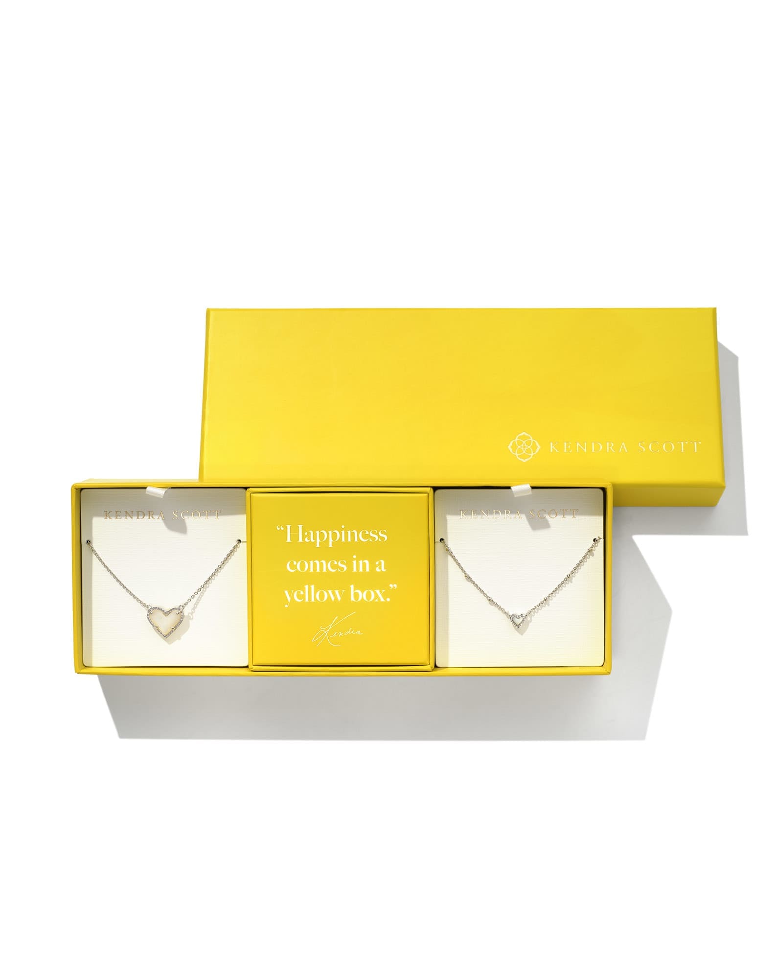 Ari Heart Silver Gift Set of 2 in Ivory Mother-of-Pearl