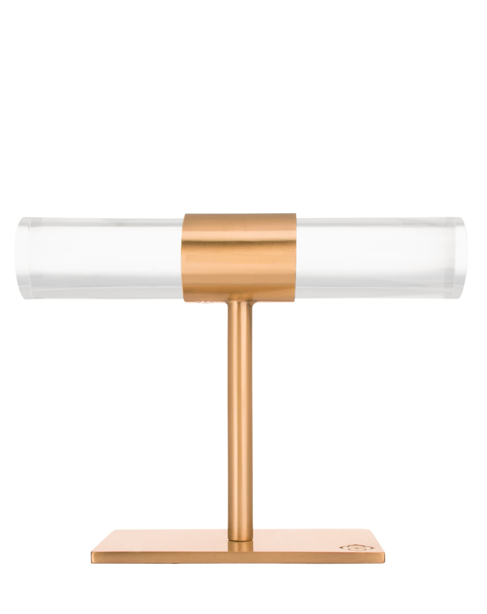 Small T-Bar Jewelry Stand in Rose Gold