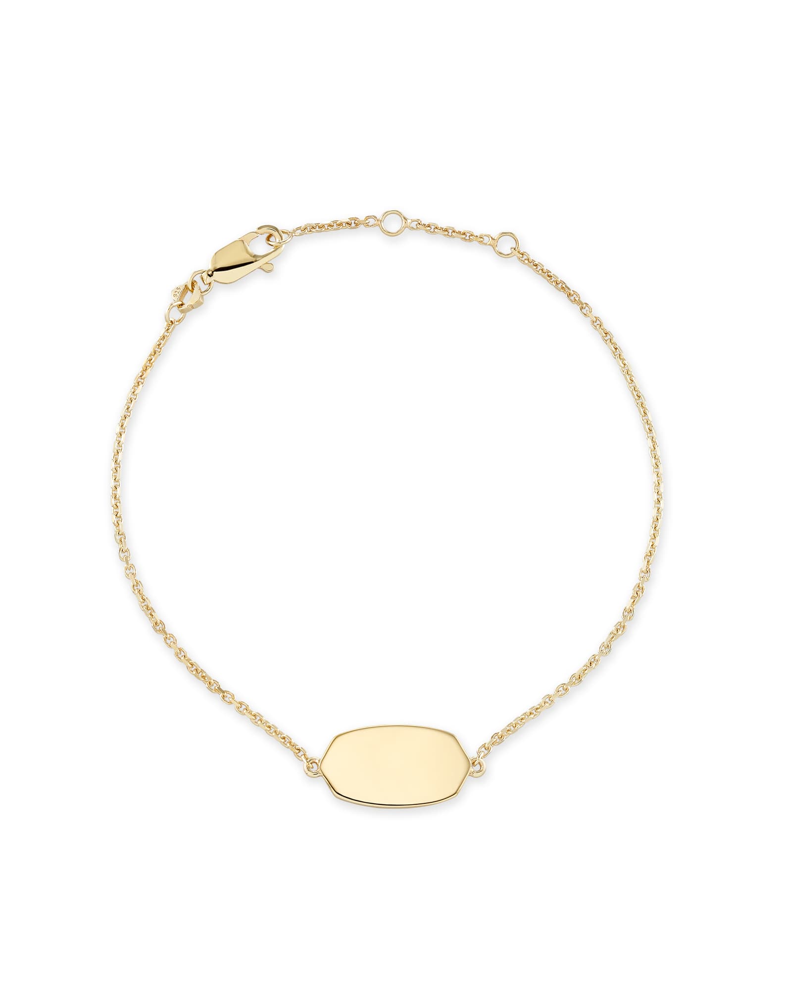 Elaina Delicate Chain Bracelet in 18k Gold Vermeil