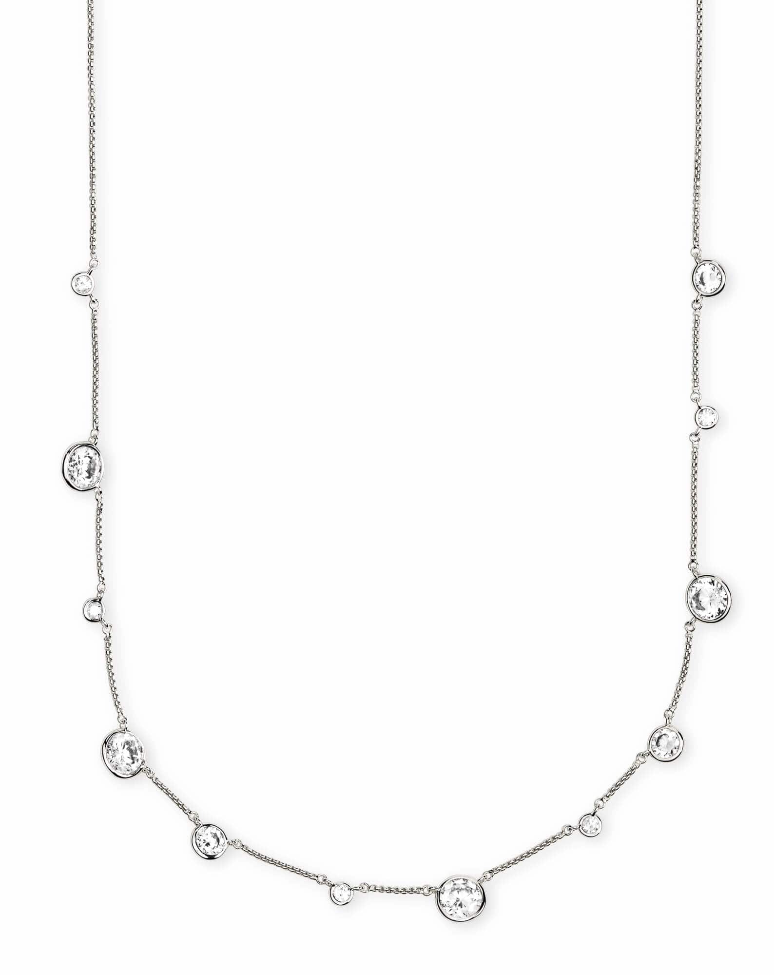 Clementine Choker Necklace in Silver
