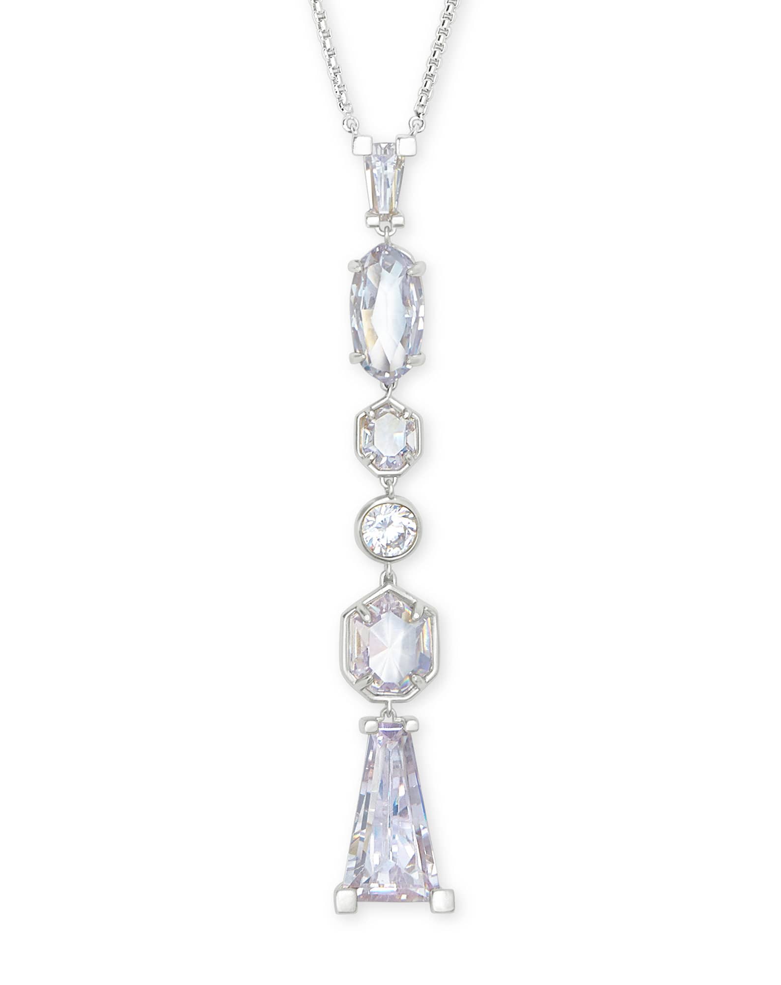 Gracelynn Y Necklace in Lustre Glass