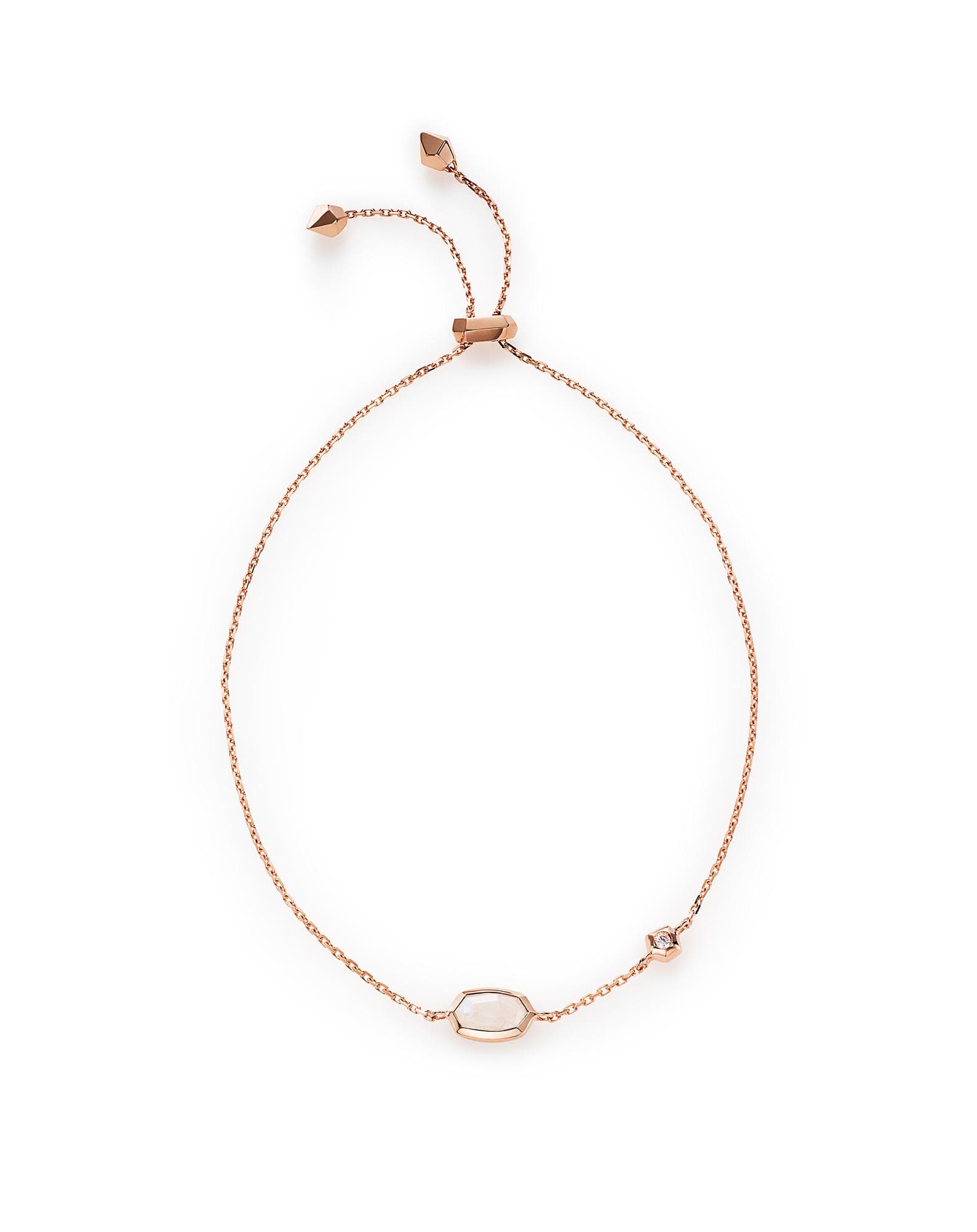 Benson Adjustable Bracelet in Rainbow Moonstone