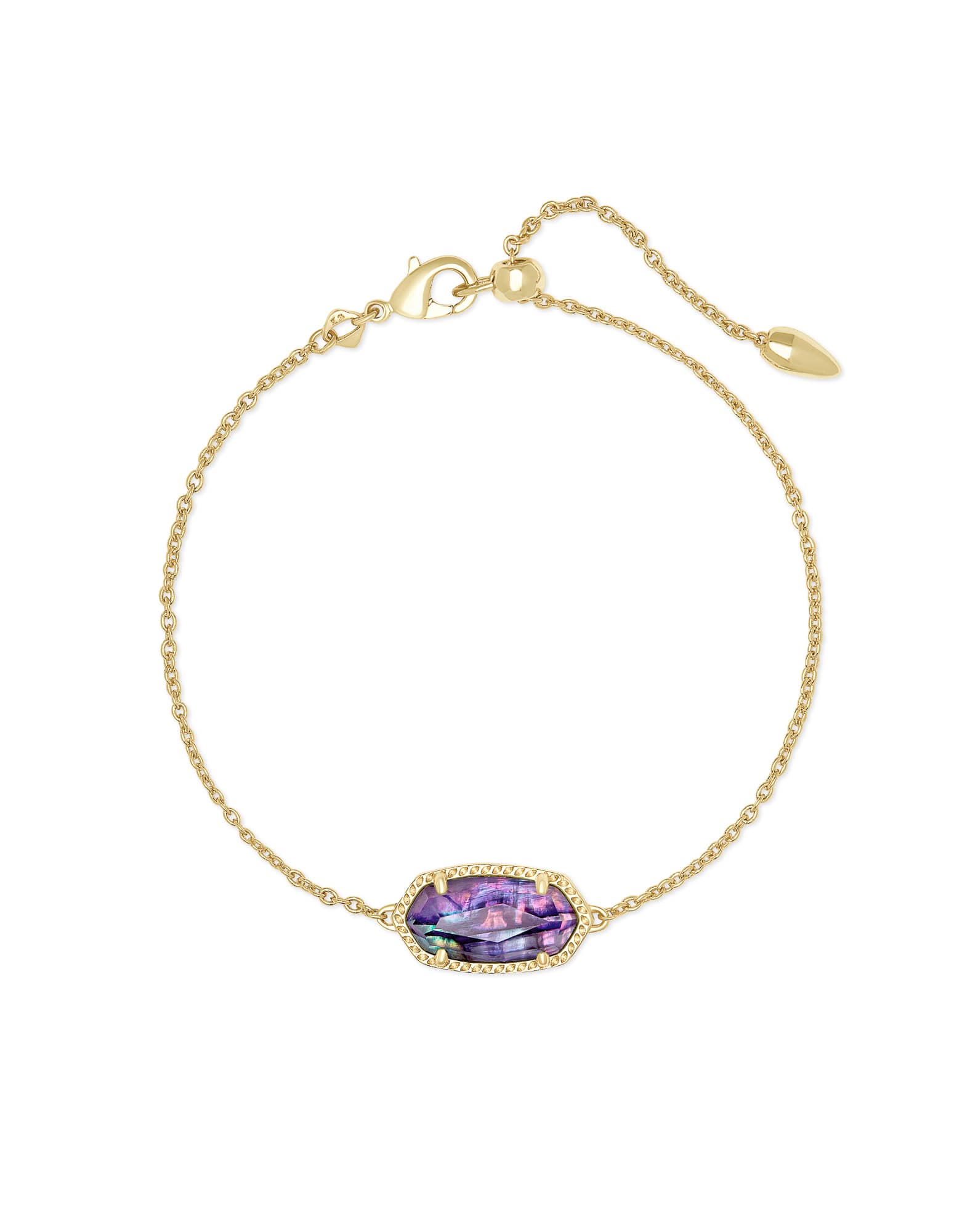 Elaina Single Slide Bracelet in Gold