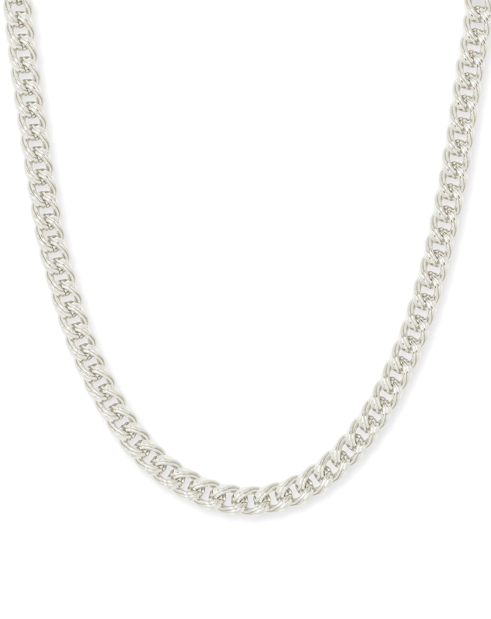 Vincent Chain Necklace in Silver