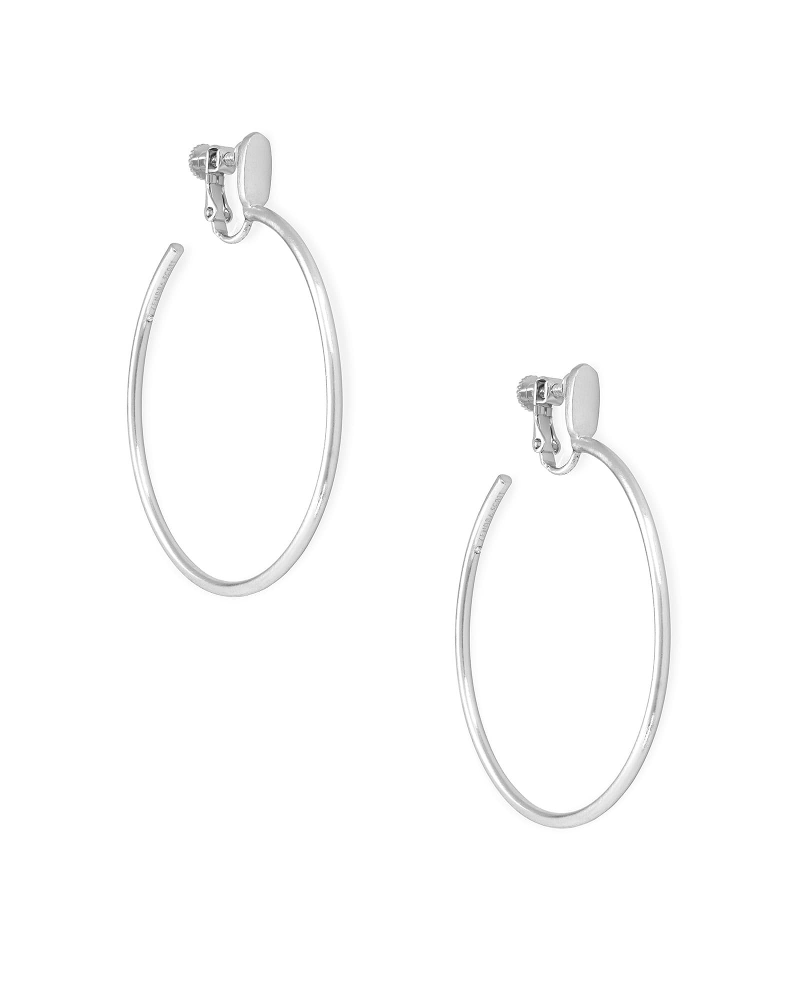 Pepper Clip On Hoop Earrings
