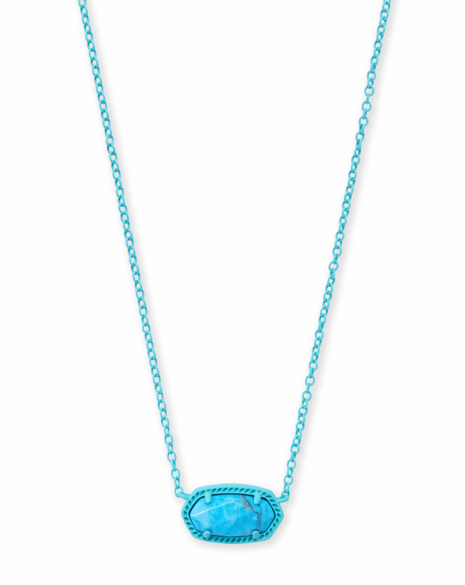 Elisa Matte Pendant Necklace