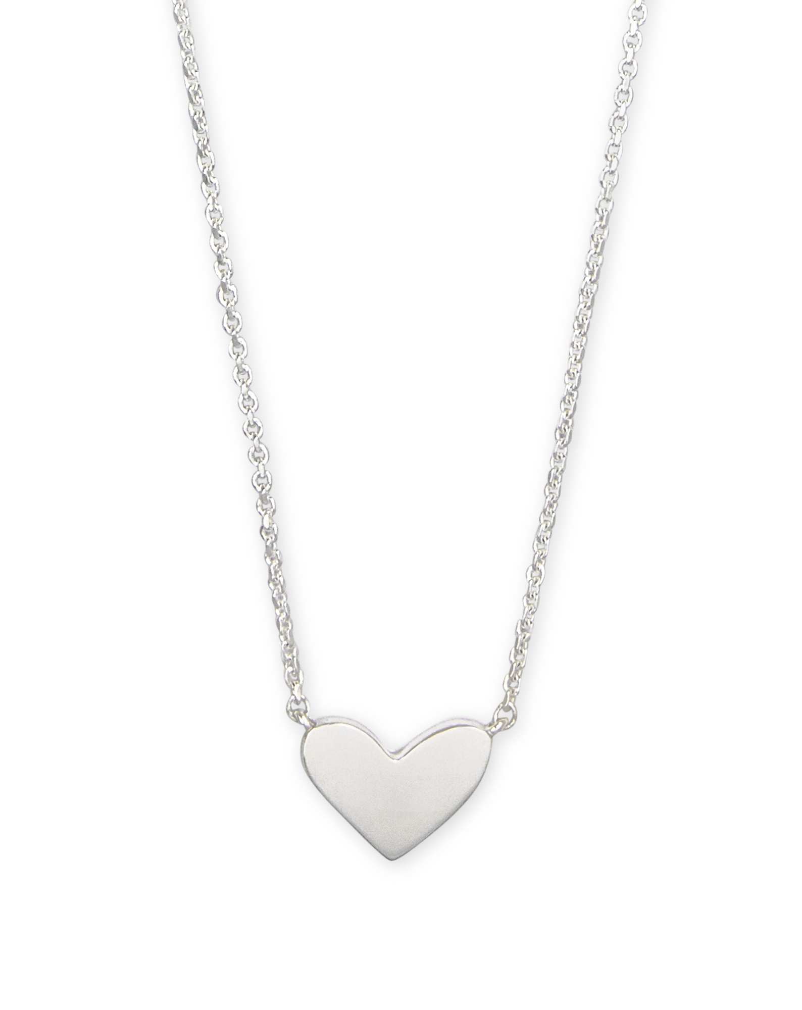 Ari Heart Pendant Necklace in Sterling Silver