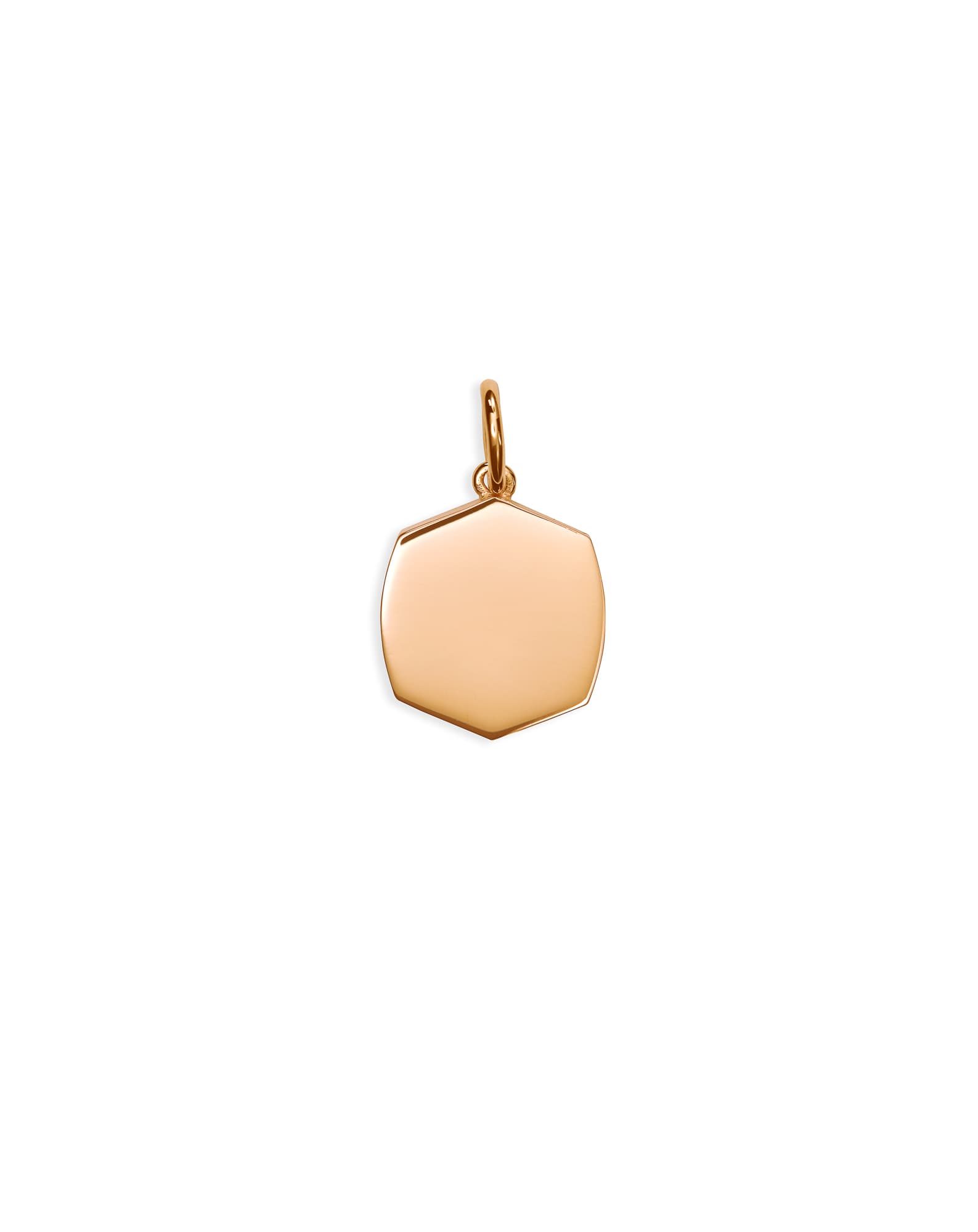 Davis Small Charm in 18k Rose Gold Vermeil