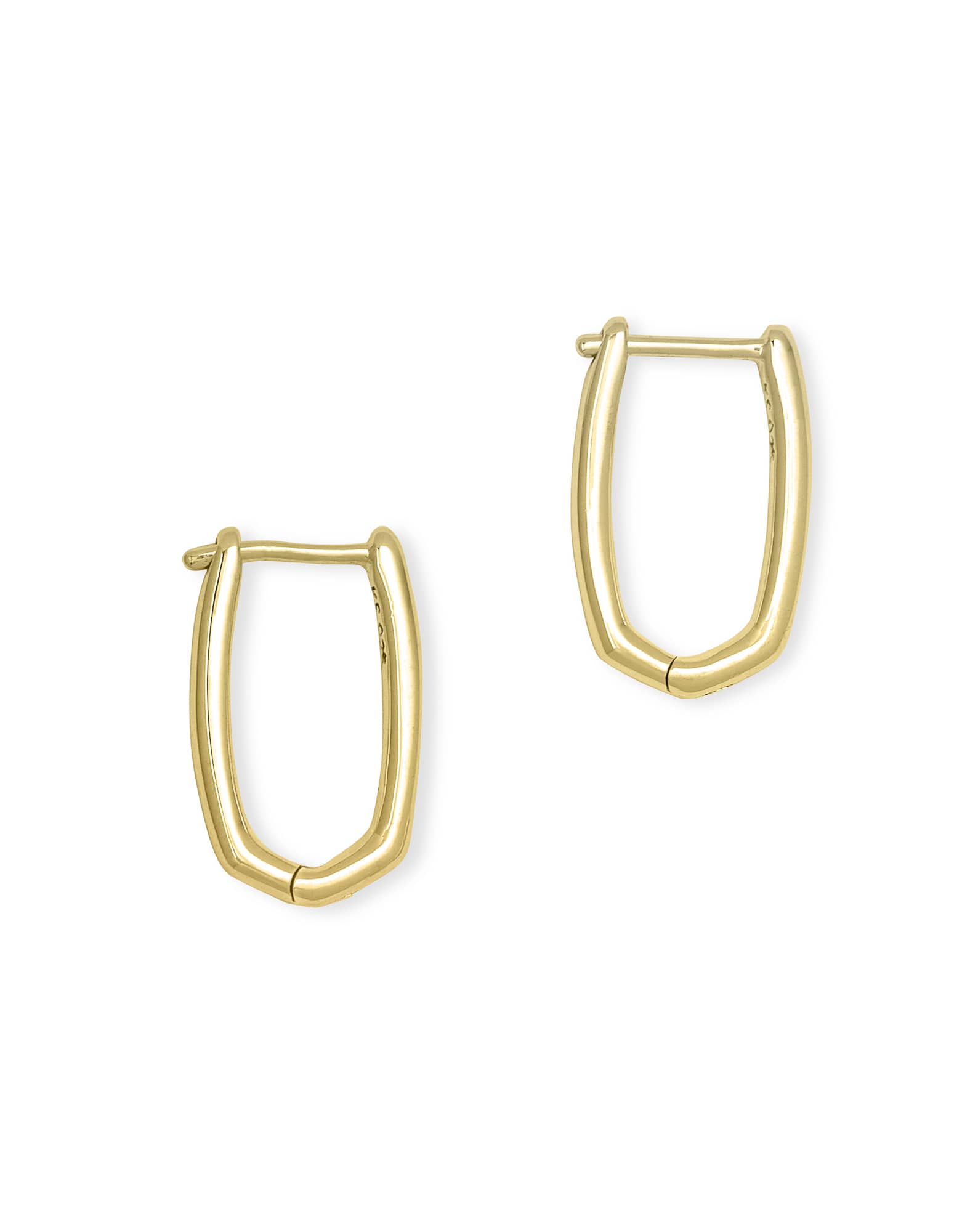 Ellen Huggie Earrings in 18k Gold Vermeil