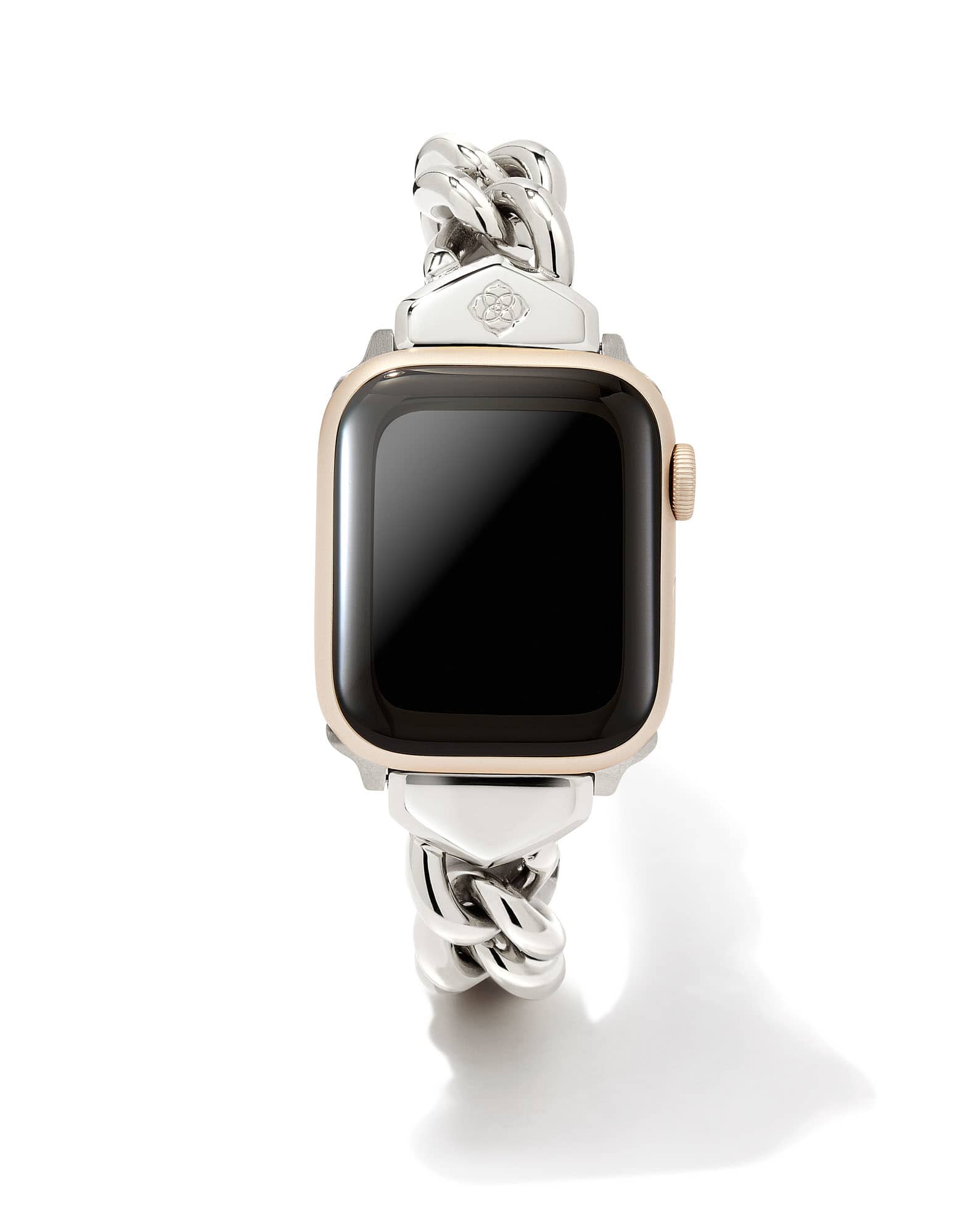 Whitley Chain Watch Band in Silver Stainless Steel