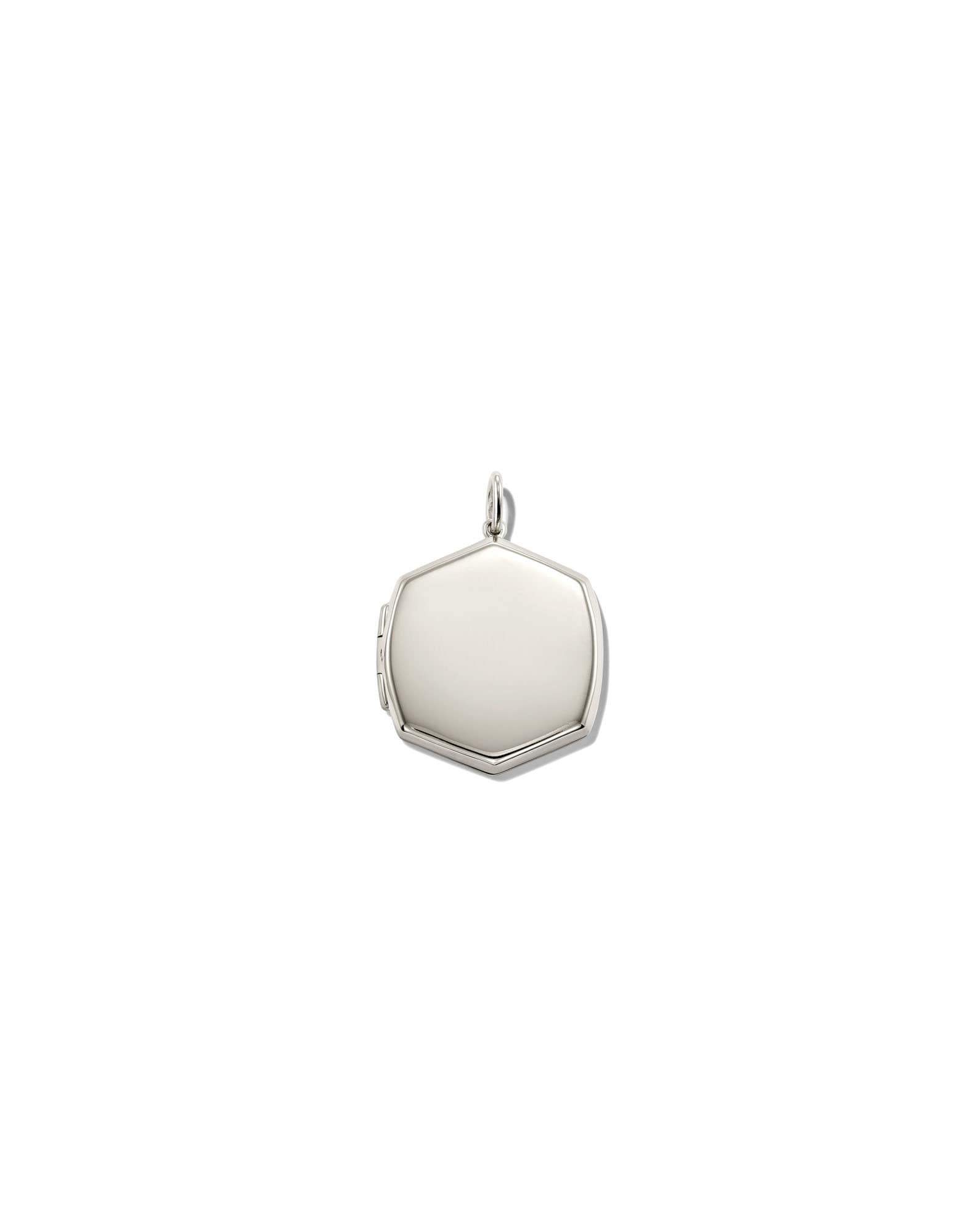 Davis Locket Charm in Sterling Silver