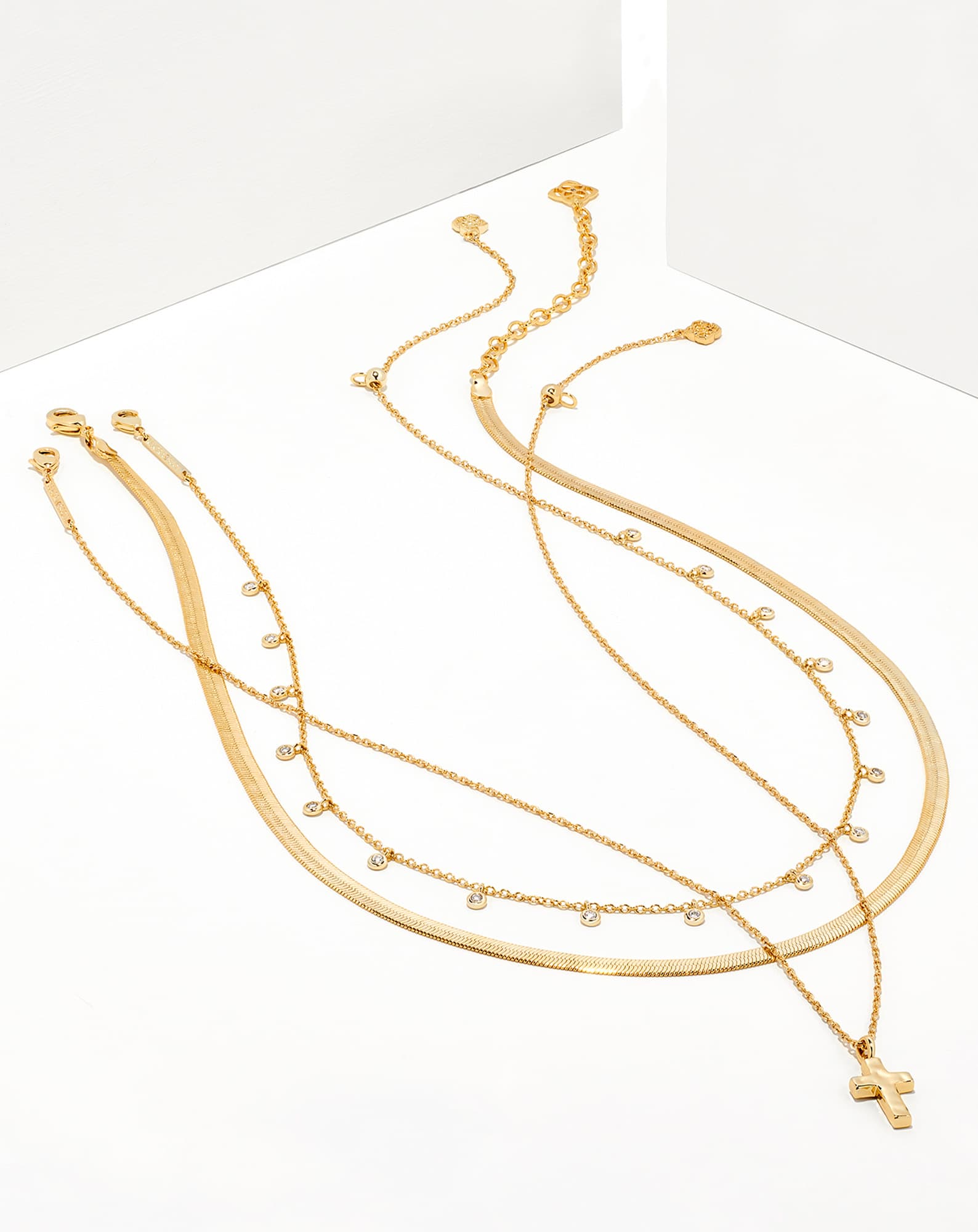 Cross Necklace Layering Set, , large