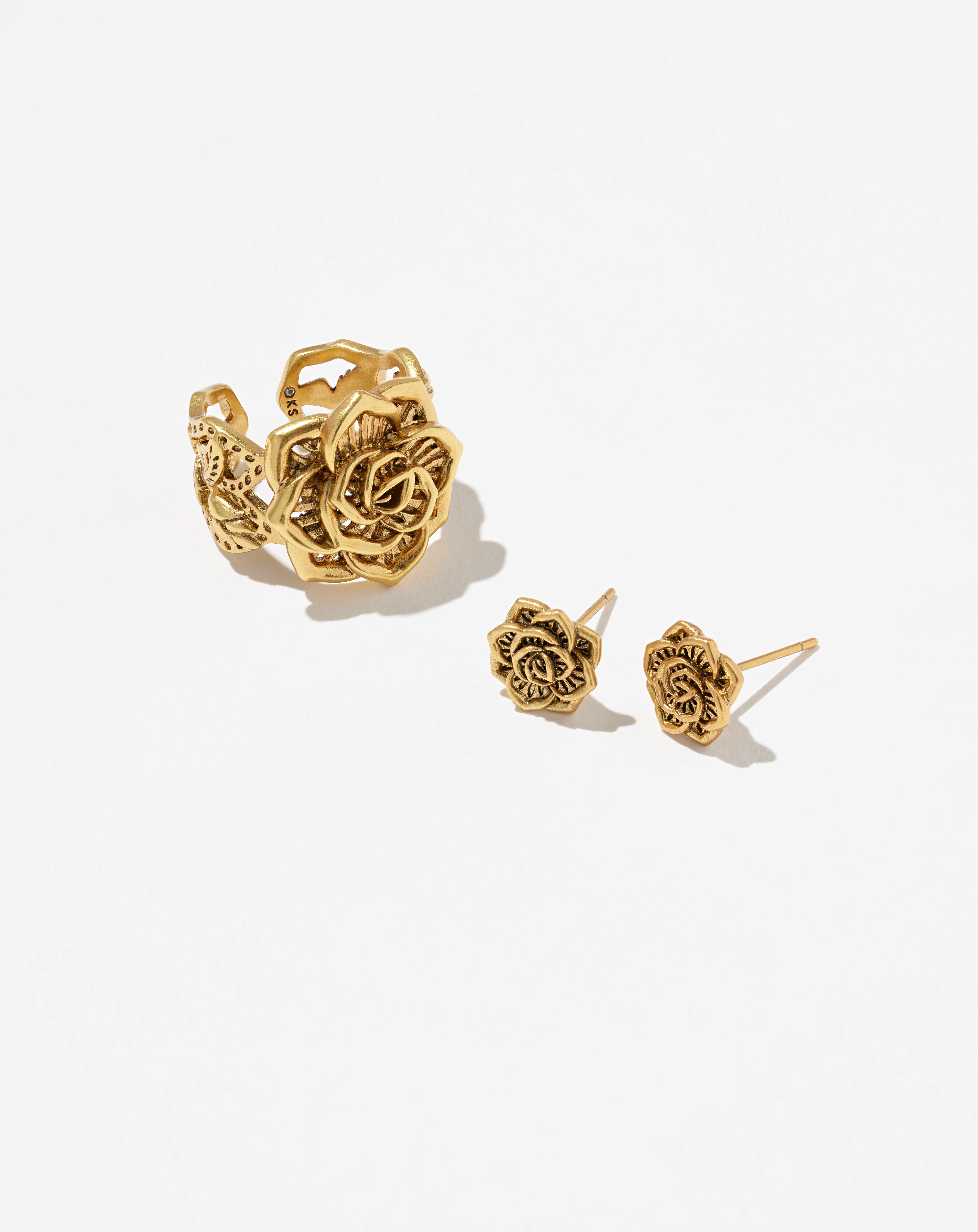 Ansel Ring and Earrings Set, , large