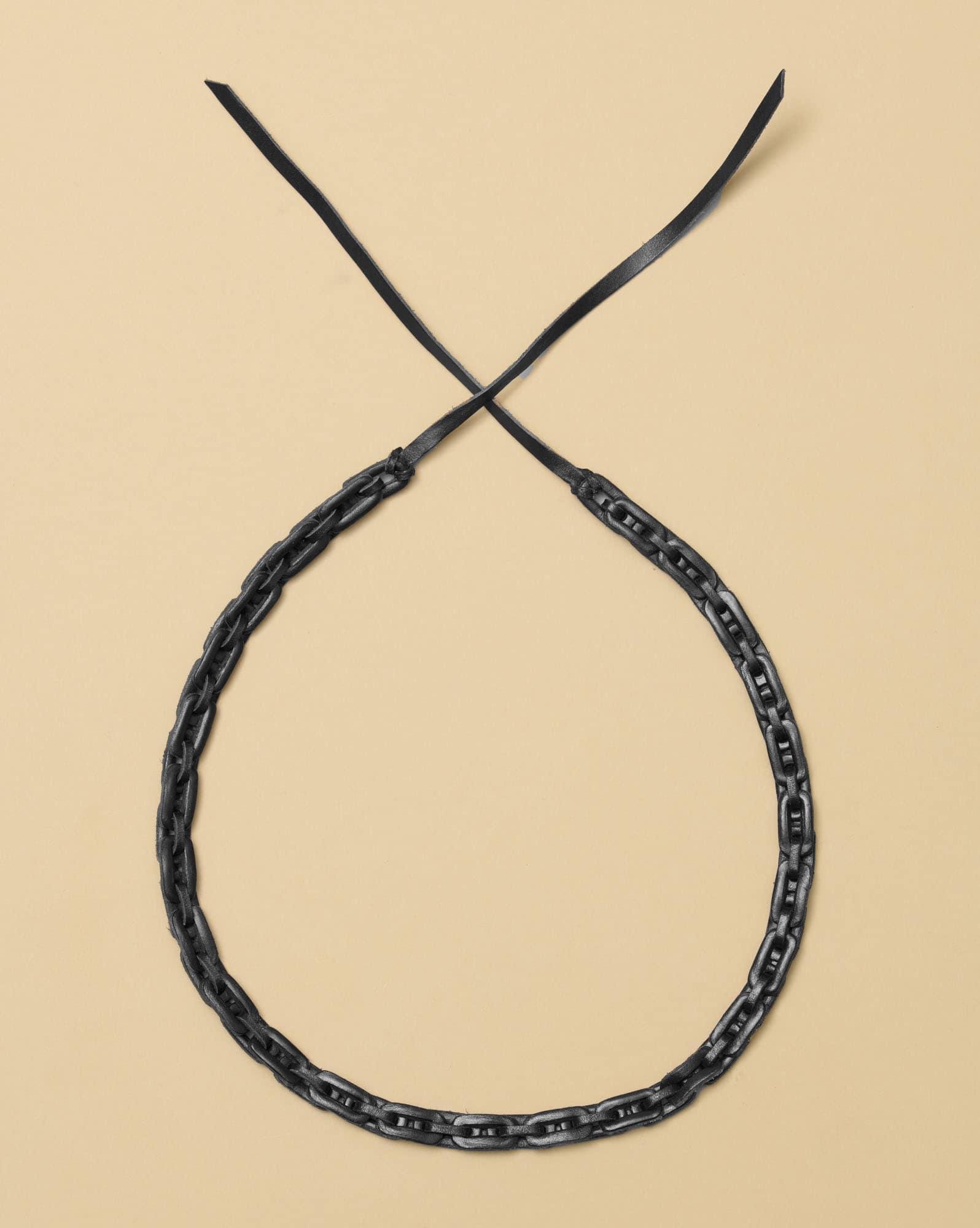 Leather Link Hat Band