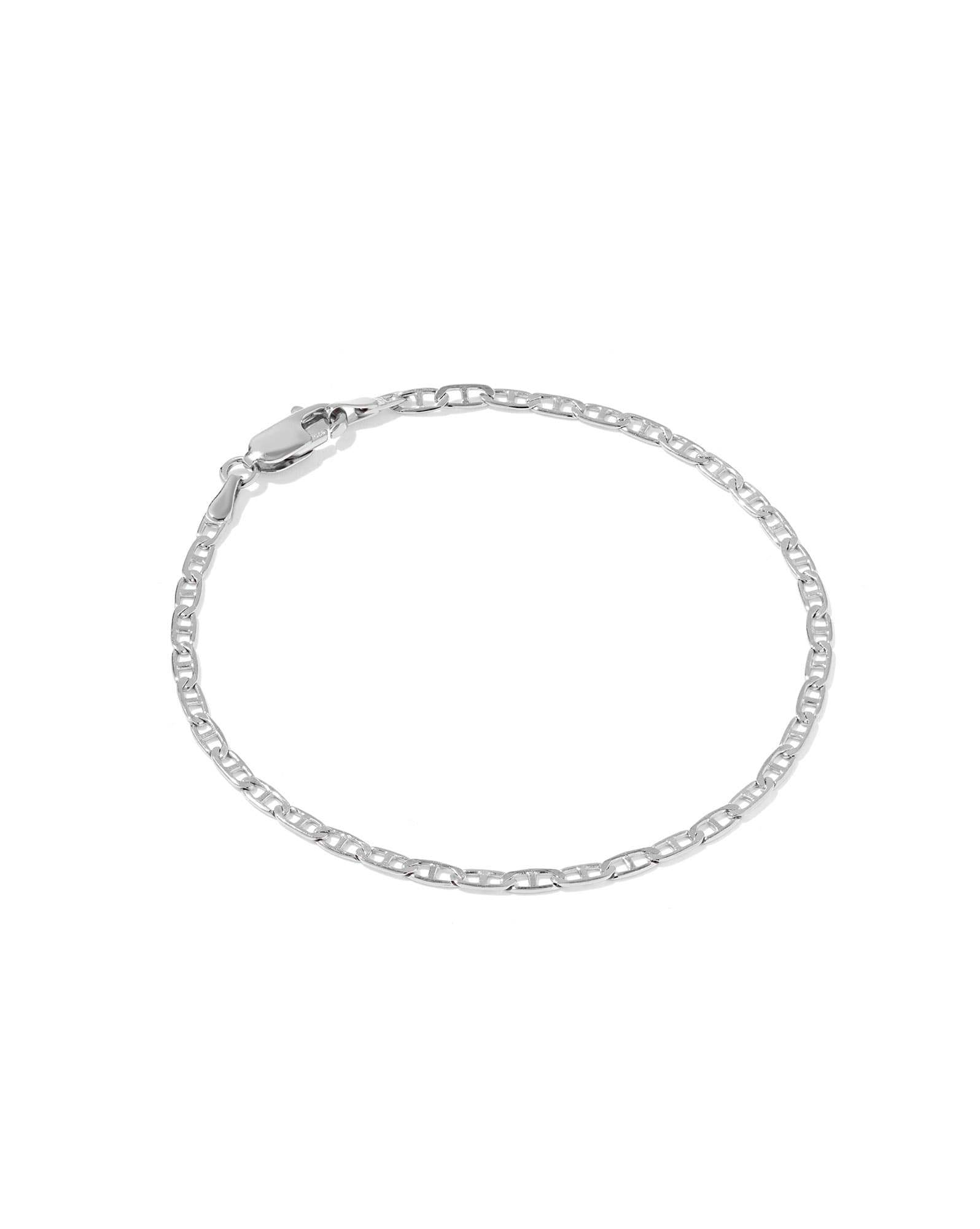 Hudson Oxidized Sterling Silver Chain Bracelet