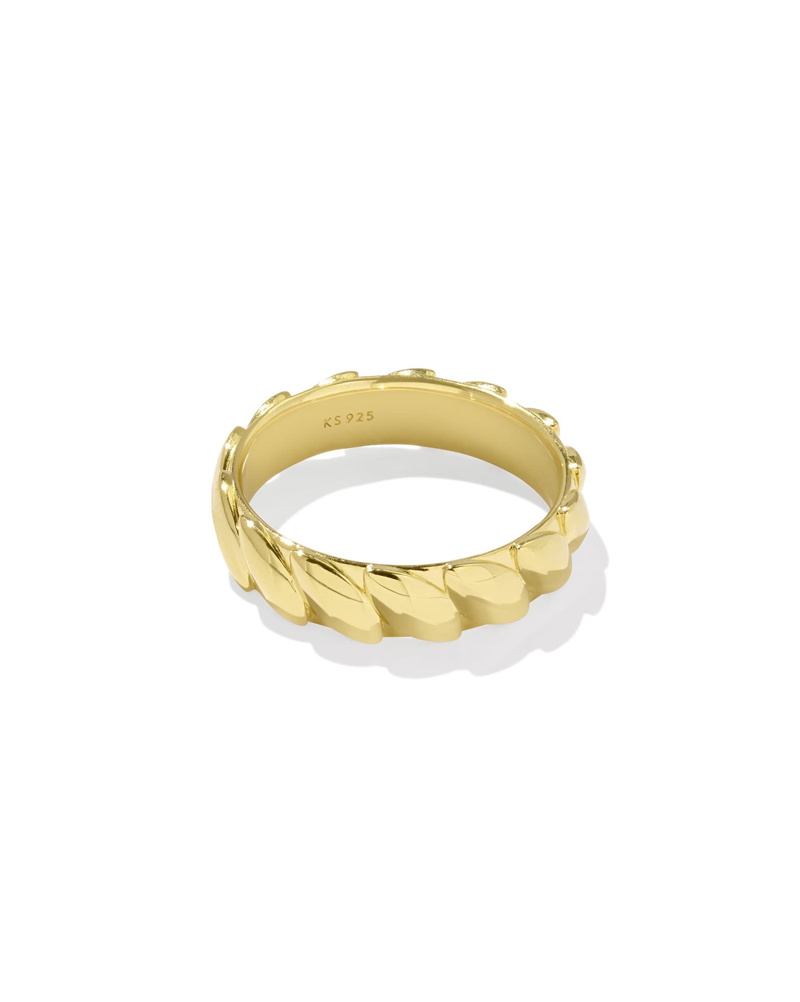 Tyler Wide Band Ring in 18k Gold Vermeil