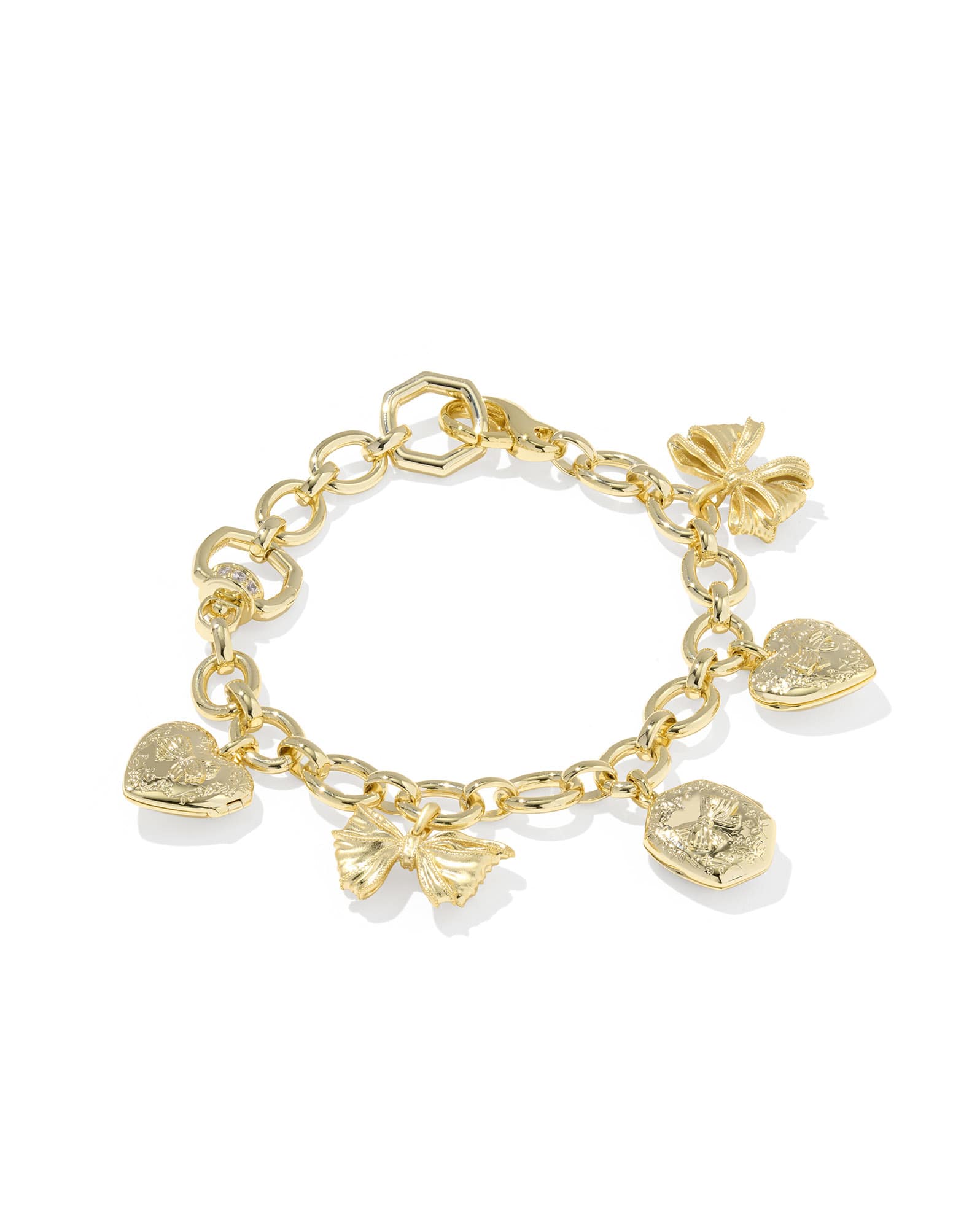 Kendra Scott x LoveShackFancy Bow Charm Bracelet