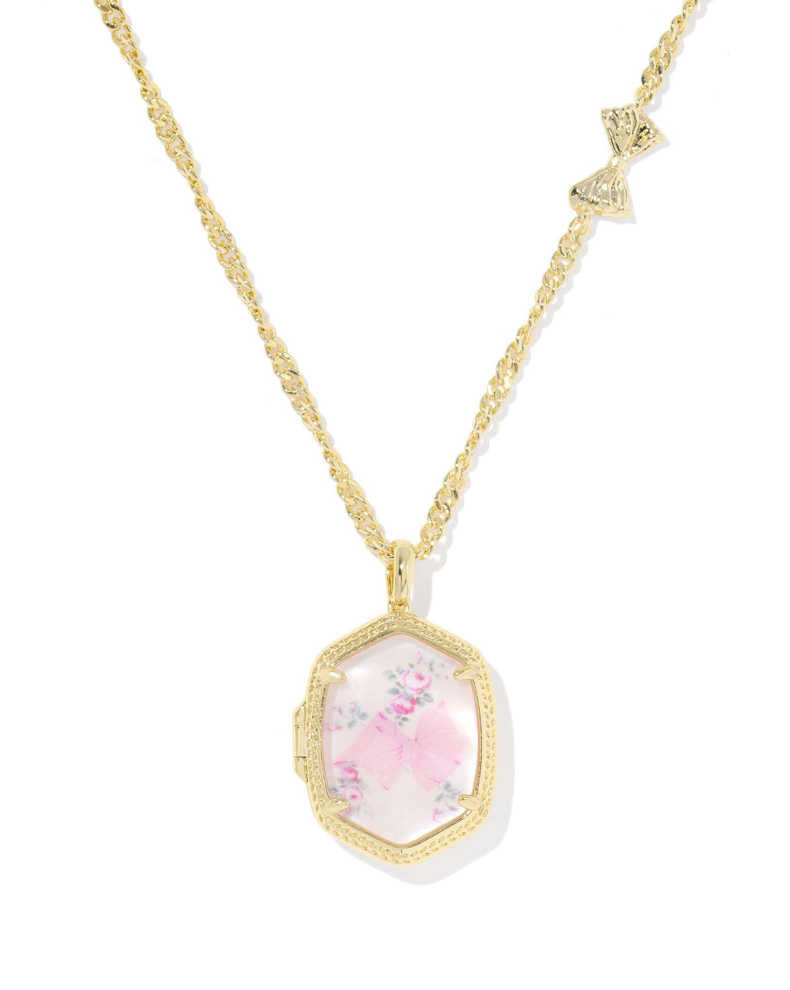 Kendra Scott x LoveShackFancy Daphne Gold Locket Necklace