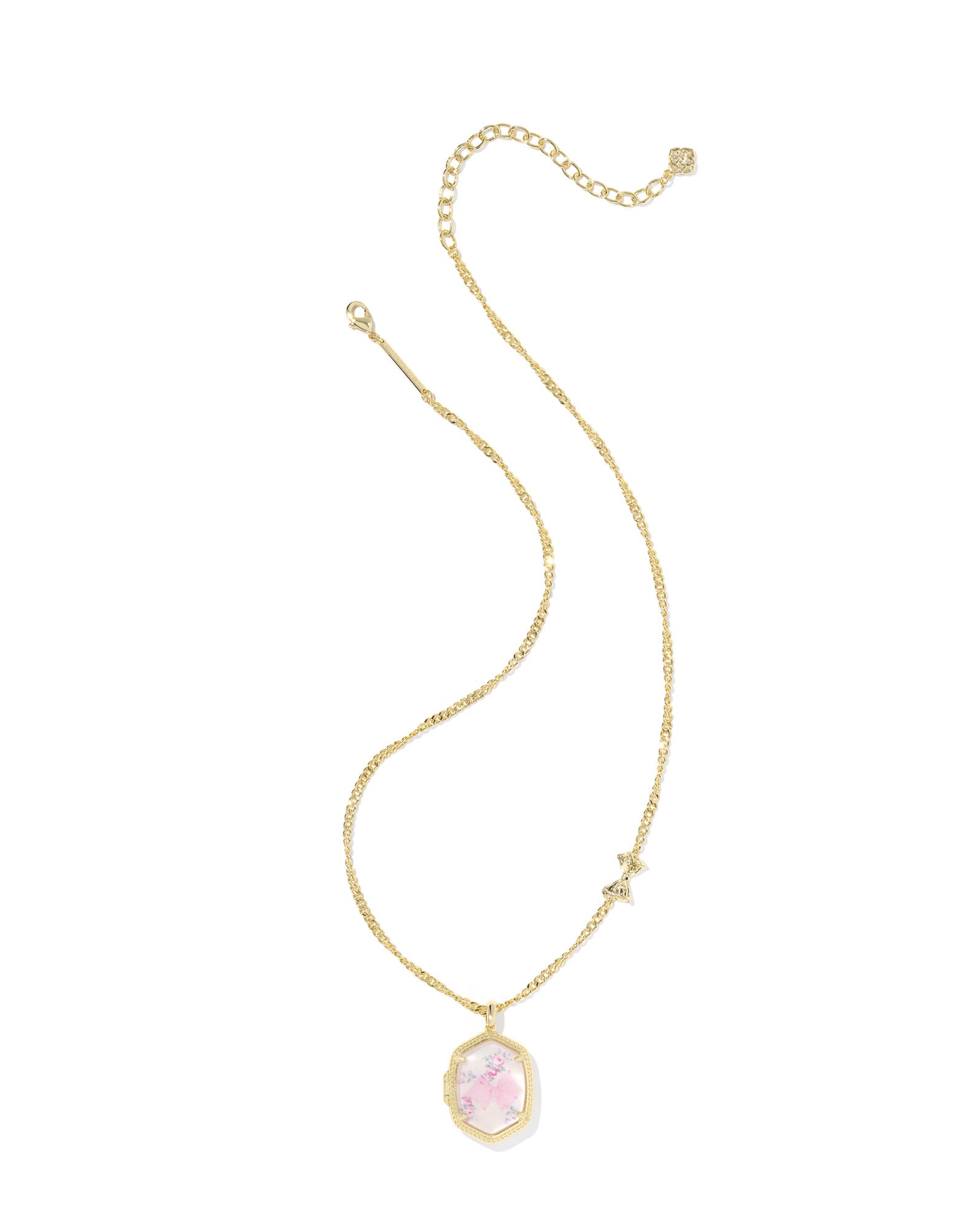 Kendra Scott x LoveShackFancy Daphne Gold Locket Necklace